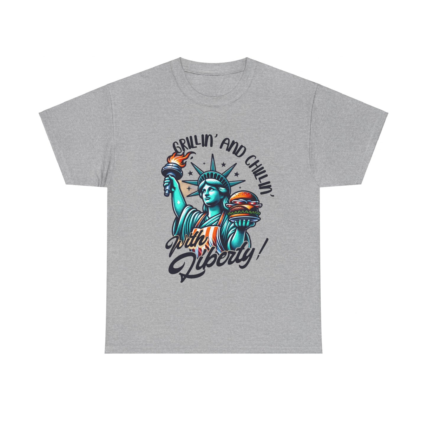 Grillin' Unisex Heavy Cotton Tee