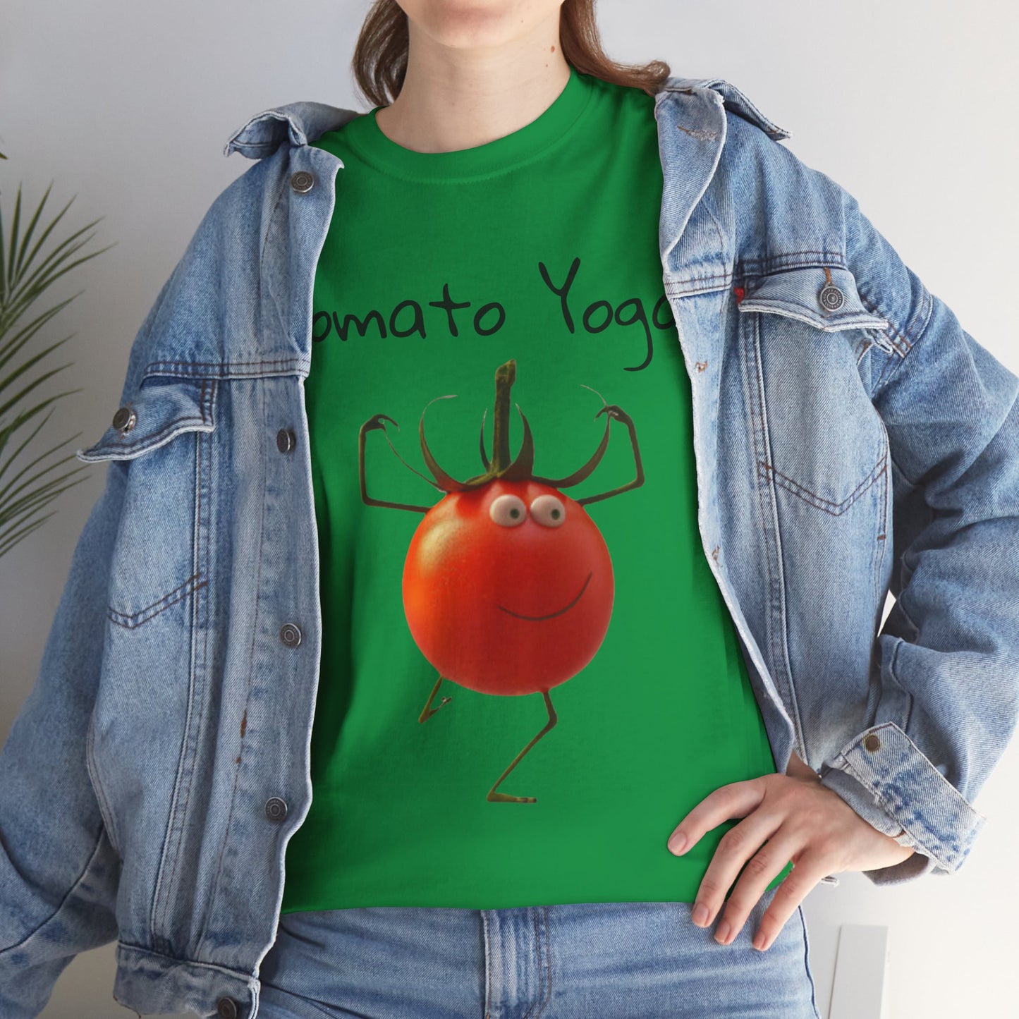 Tomato Yoga Unisex Heavy Cotton Tee