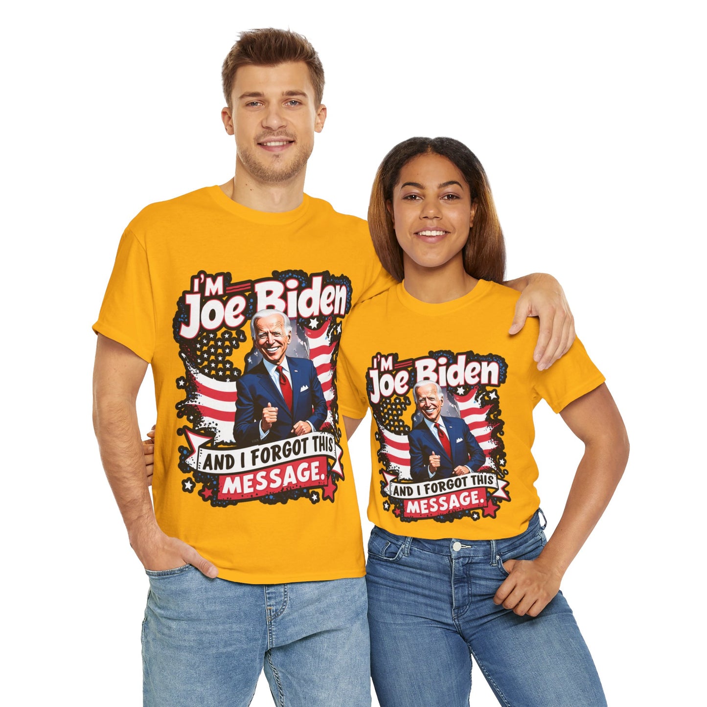 Biden I Forgot Unisex Heavy Cotton Tee