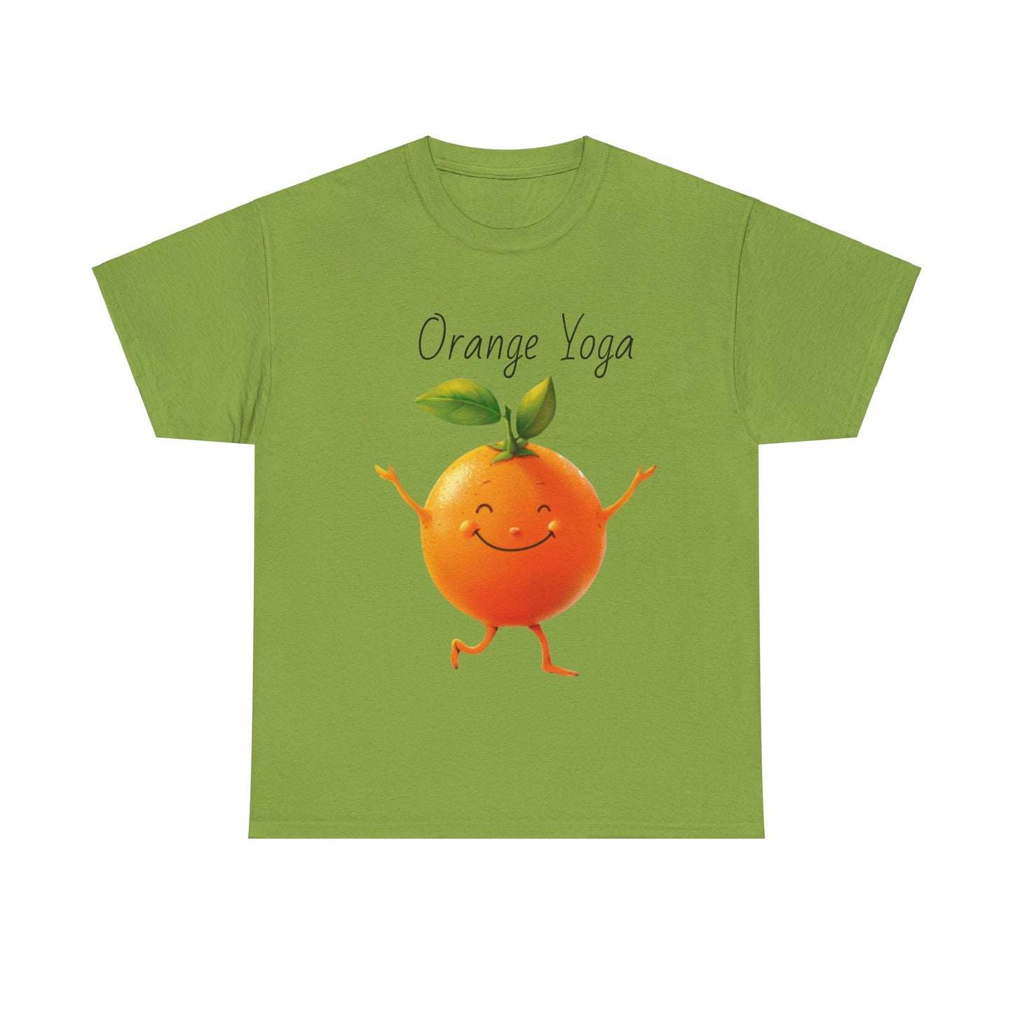 Orange Yoga Unisex Heavy Cotton Tee