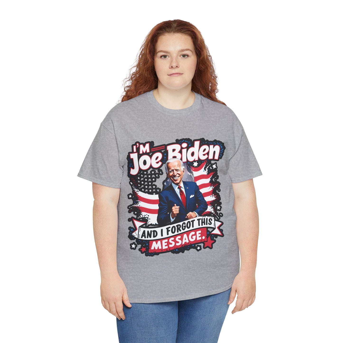 Biden I Forgot Unisex Heavy Cotton Tee