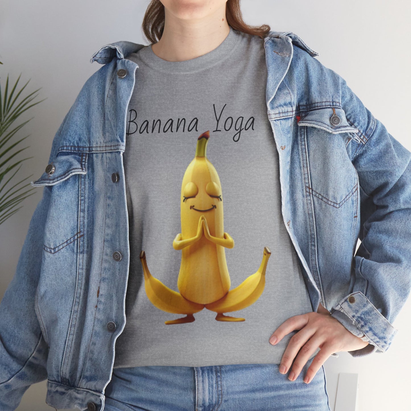 Banana Yoga Unisex Heavy Cotton Tee