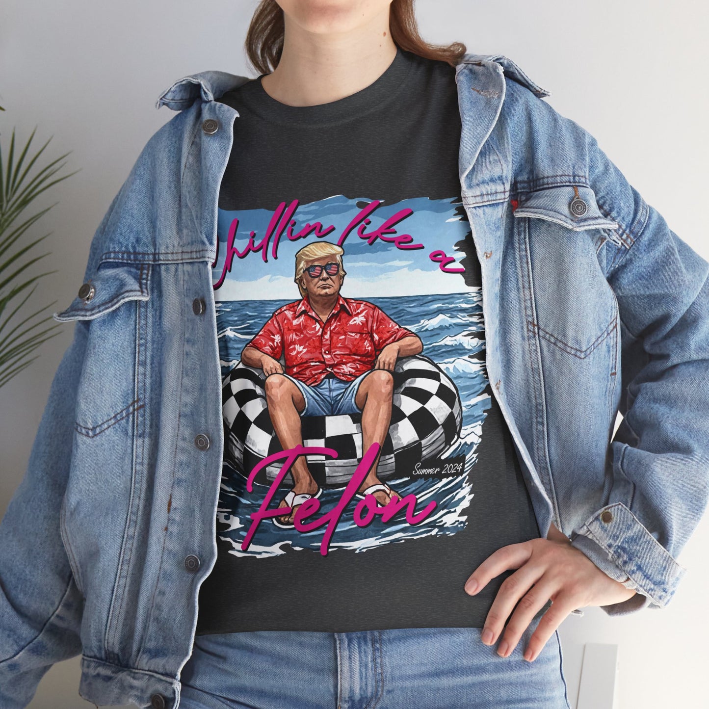 Trump Chillin' Unisex Heavy Cotton Tee