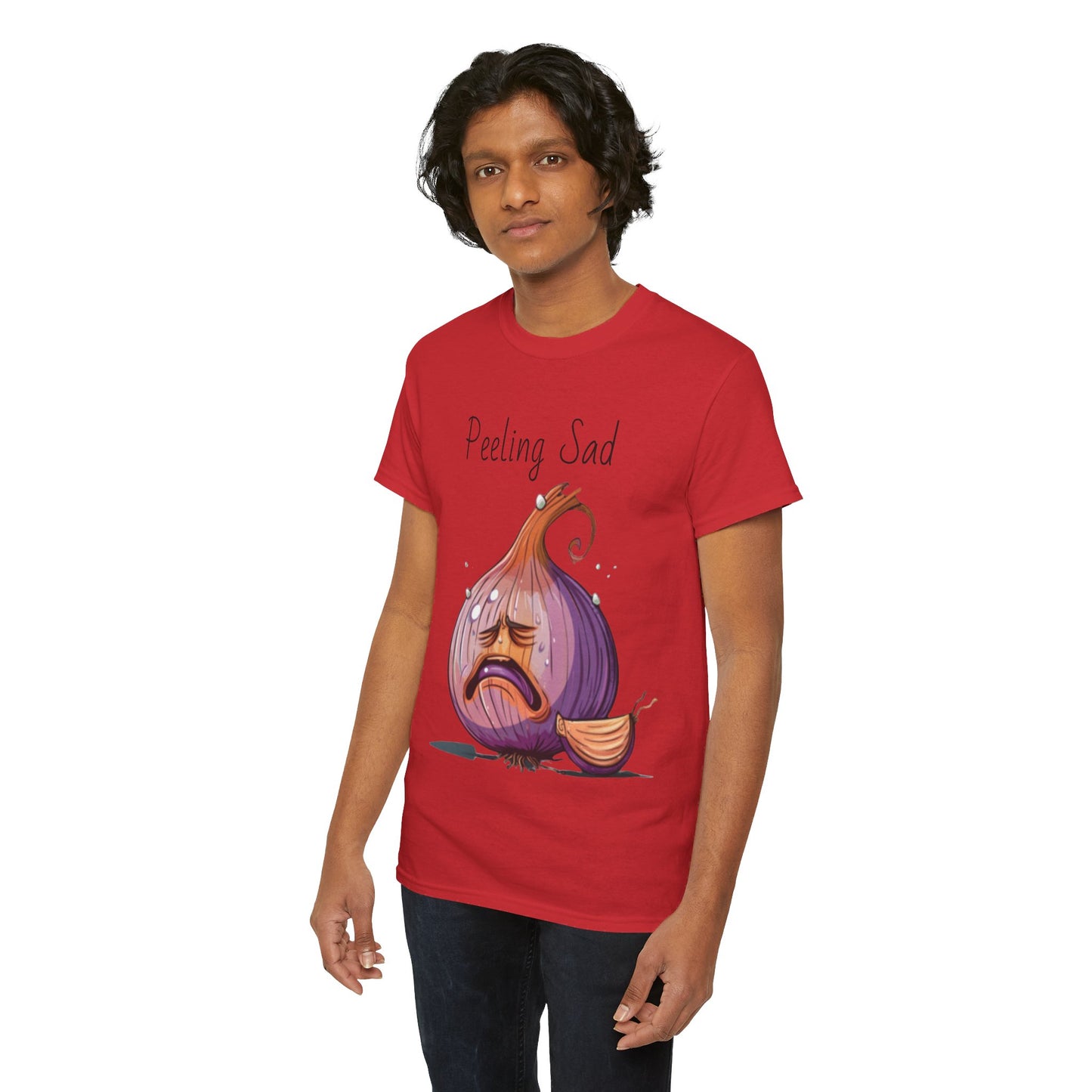 Peeling Sad Unisex Heavy Cotton Tee