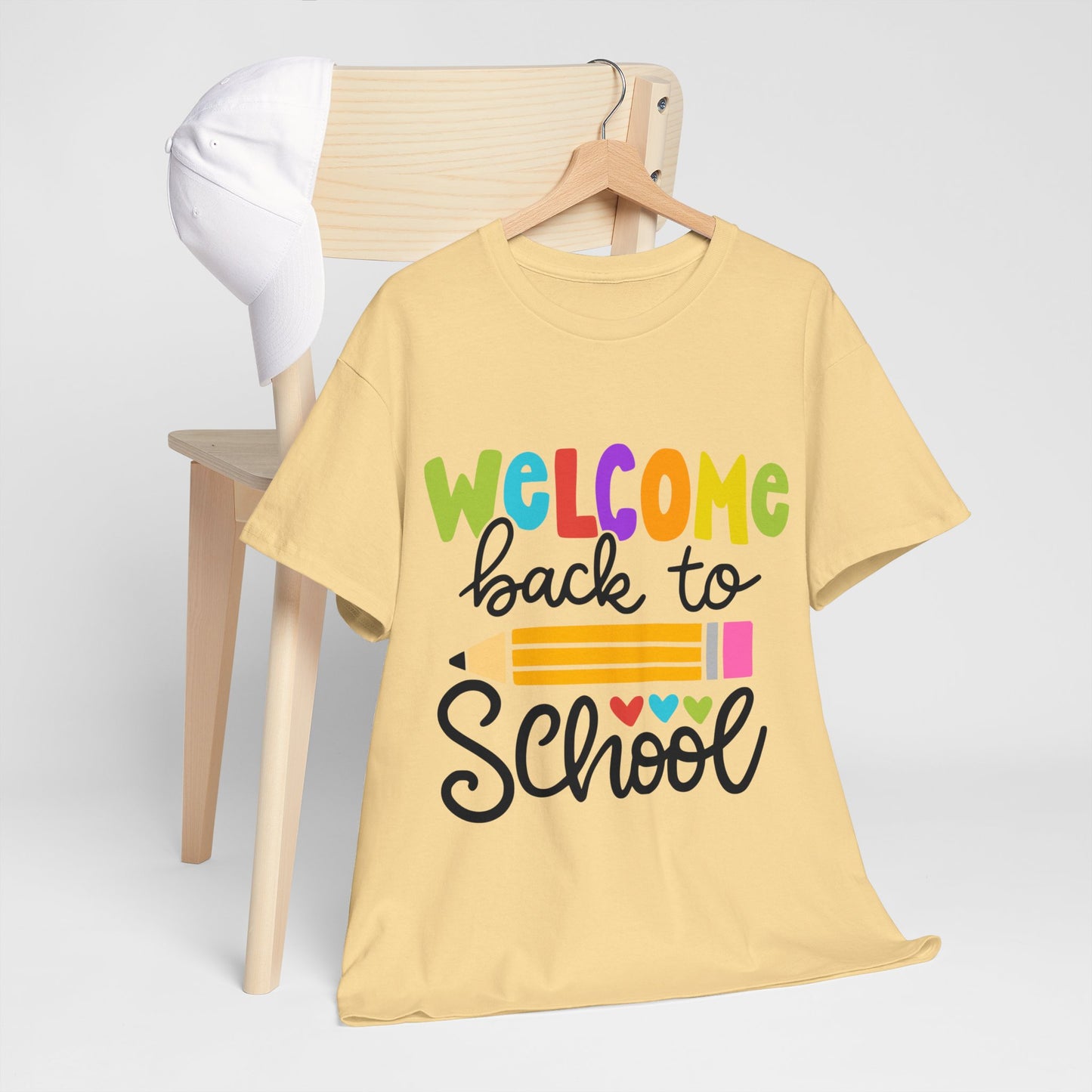 Welcome Back To School Unisex Heavy Cotton Tee