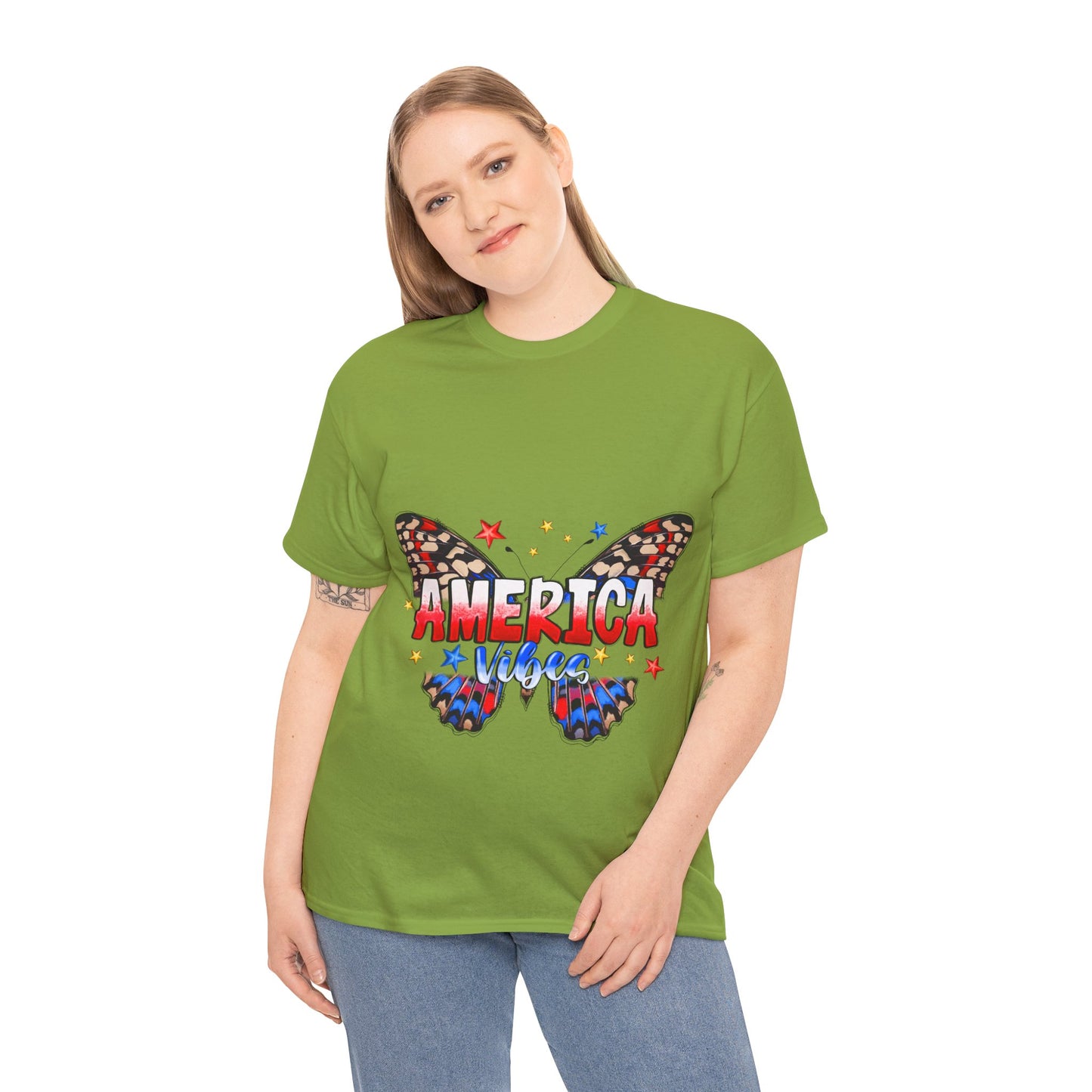 America Vibes Unisex Heavy Cotton Tee