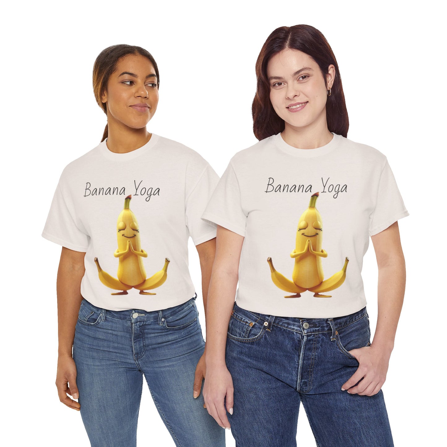 Banana Yoga Unisex Heavy Cotton Tee