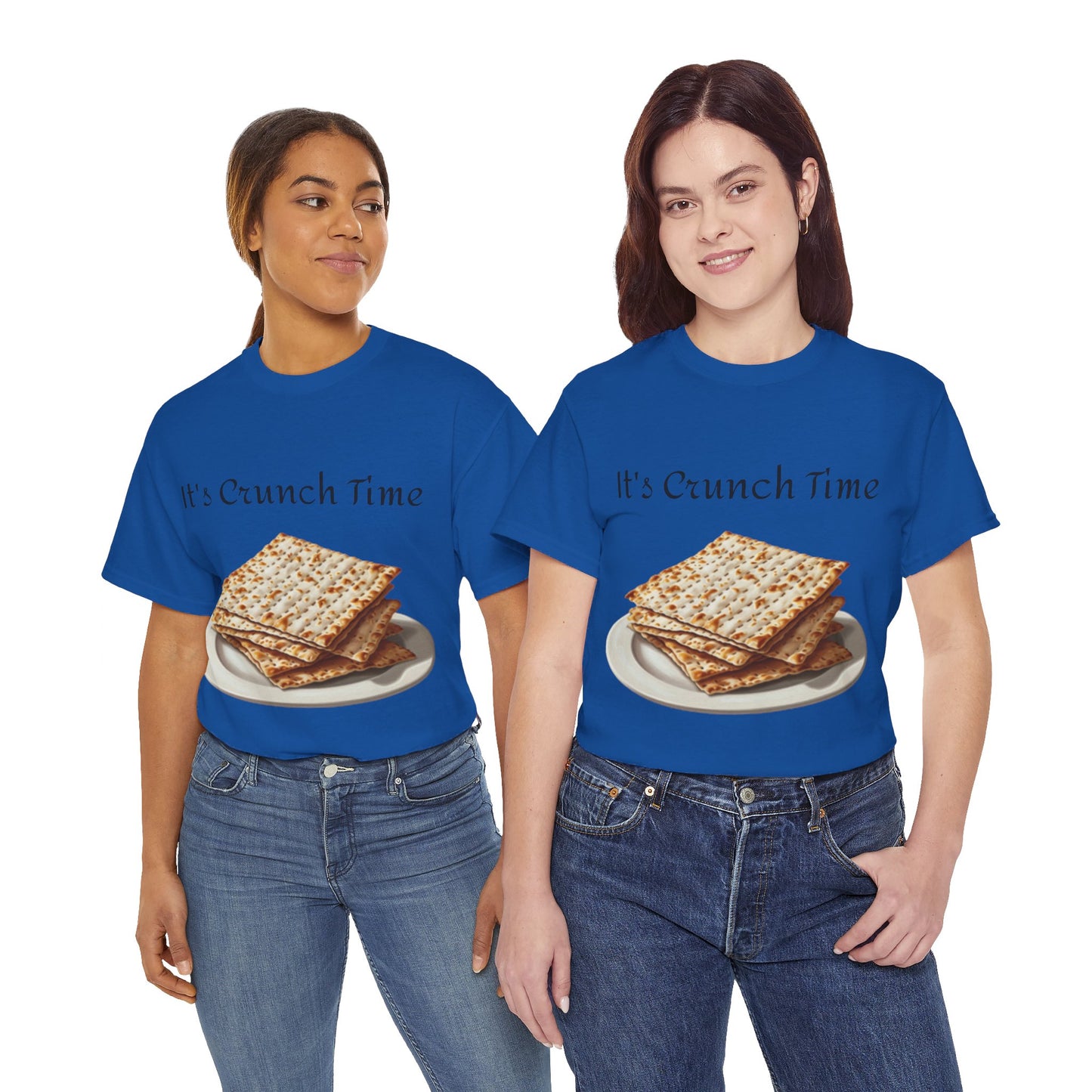 It's Crunch Time Matza Unisex Heavy Cotton Tee