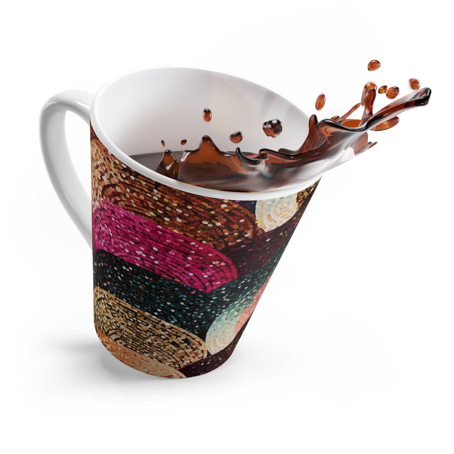 Glitter 1 Latte Mug