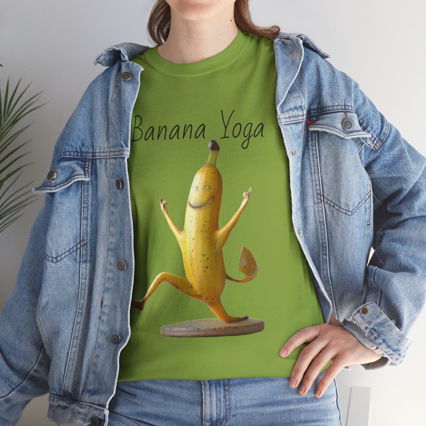 Banana Yoga2 Unisex Heavy Cotton Tee