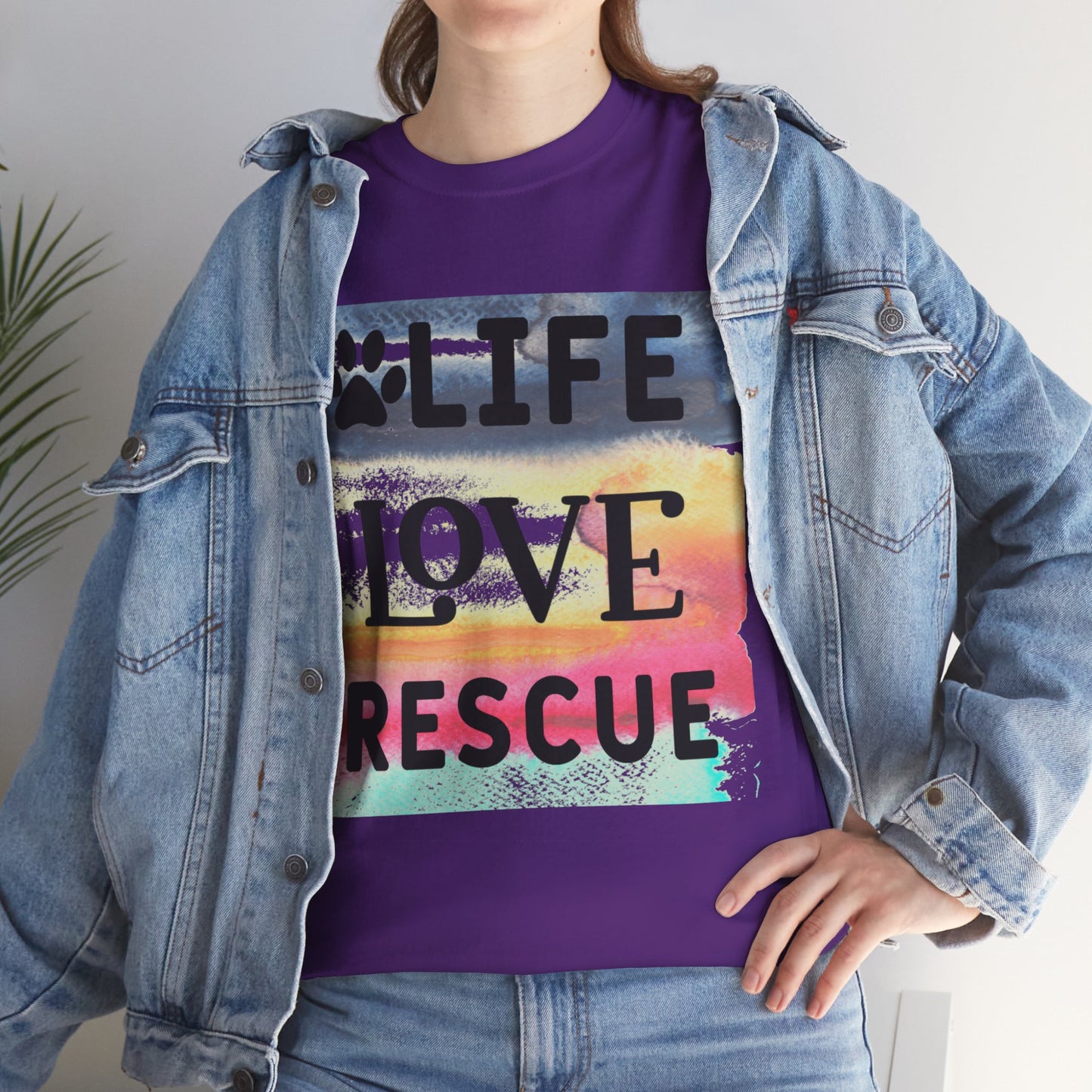 Life Love Rescue Unisex Heavy Cotton Tee