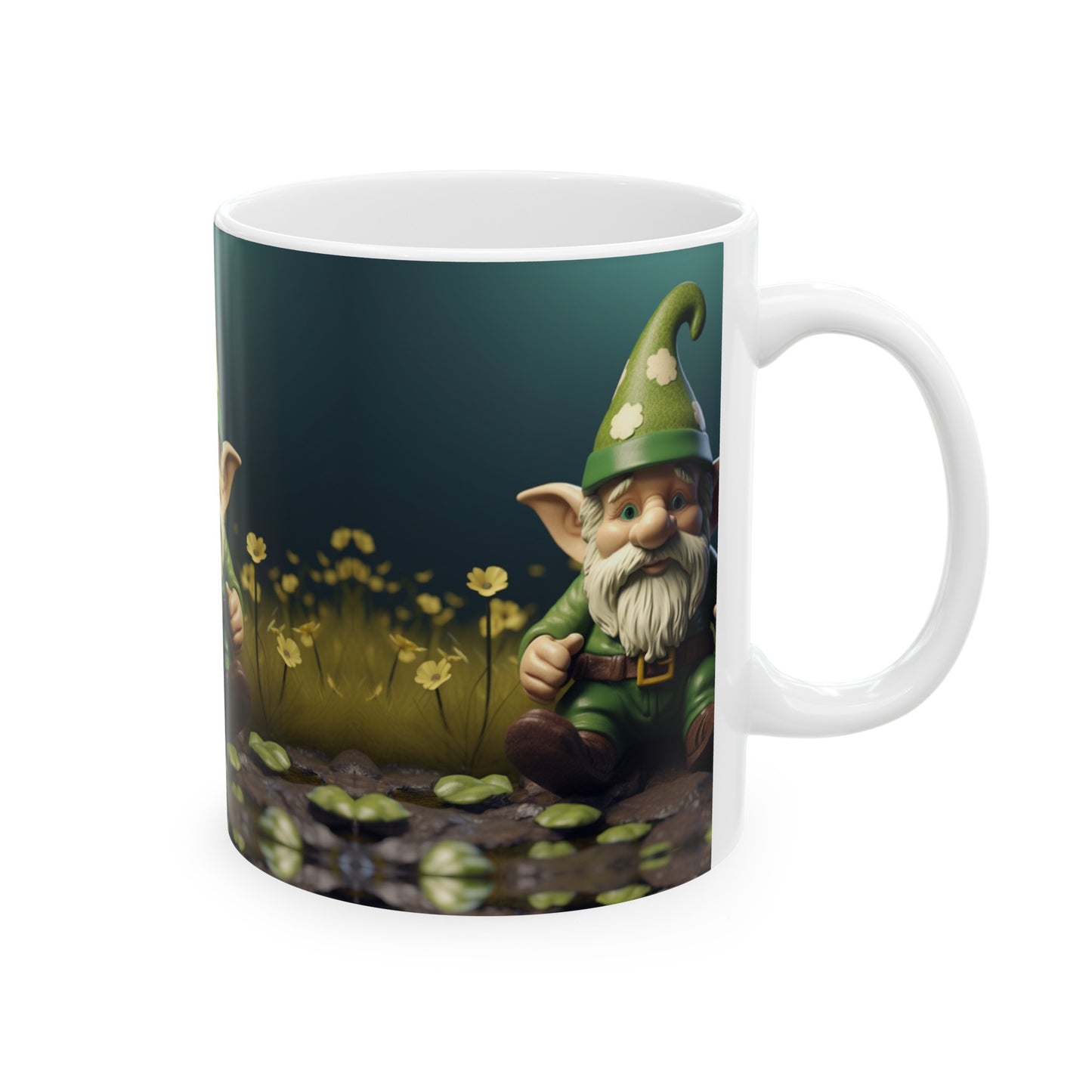 Leprechaun Ceramic Mug, (11oz, 15oz)