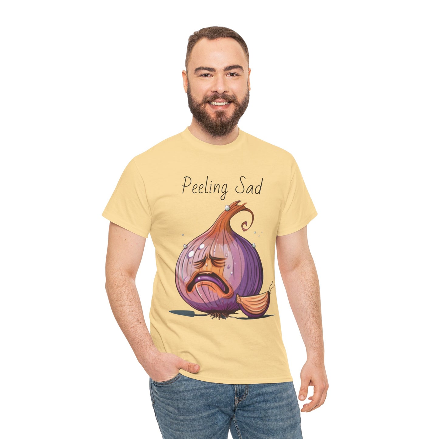 Peeling Sad Unisex Heavy Cotton Tee