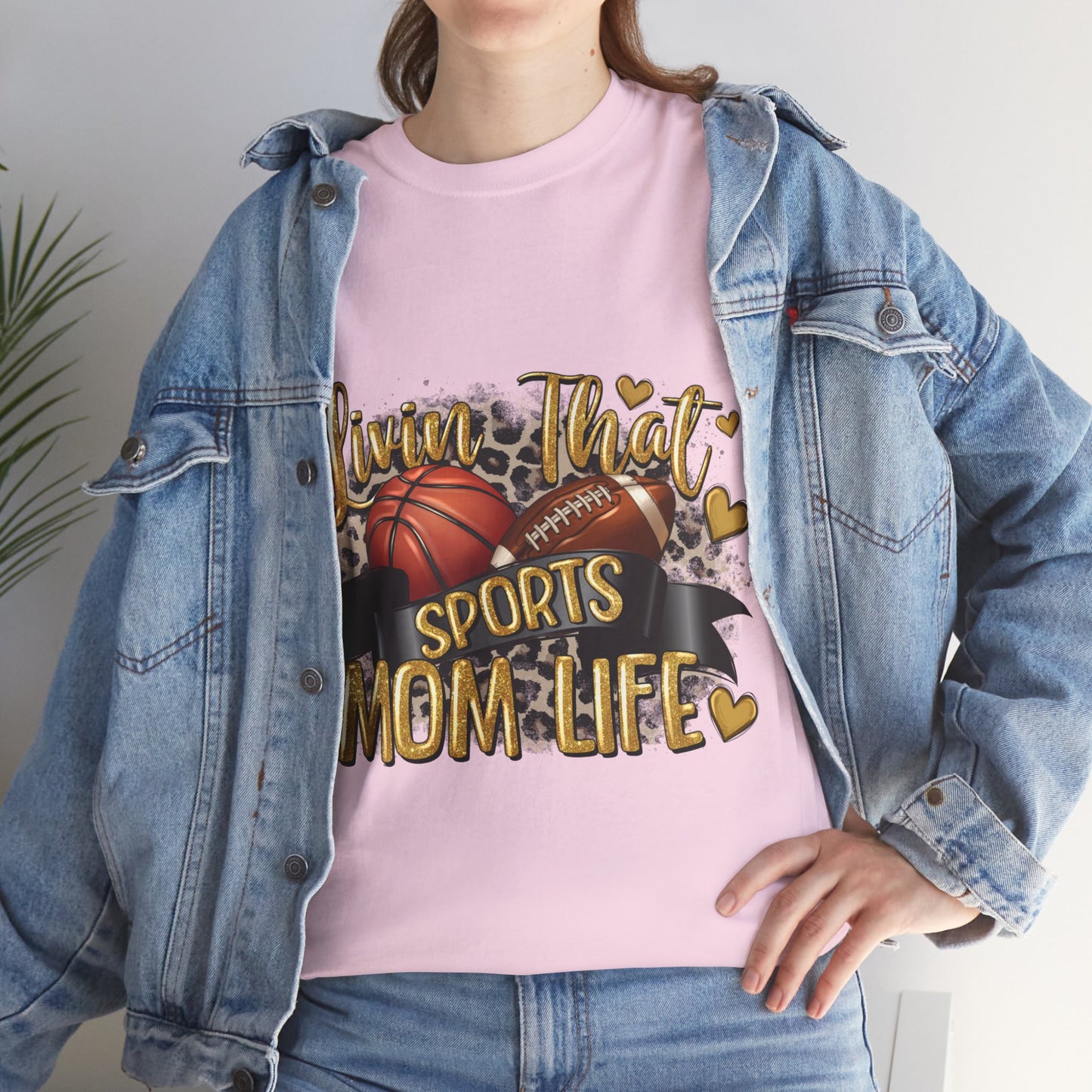 Sports Life Mom Unisex Heavy Cotton Tee