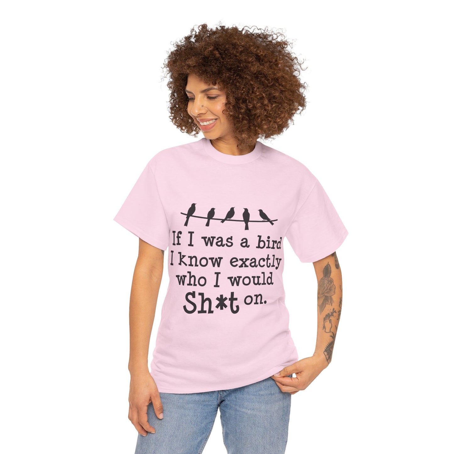 If I Were A Bird Unisex Heavy Cotton Tee