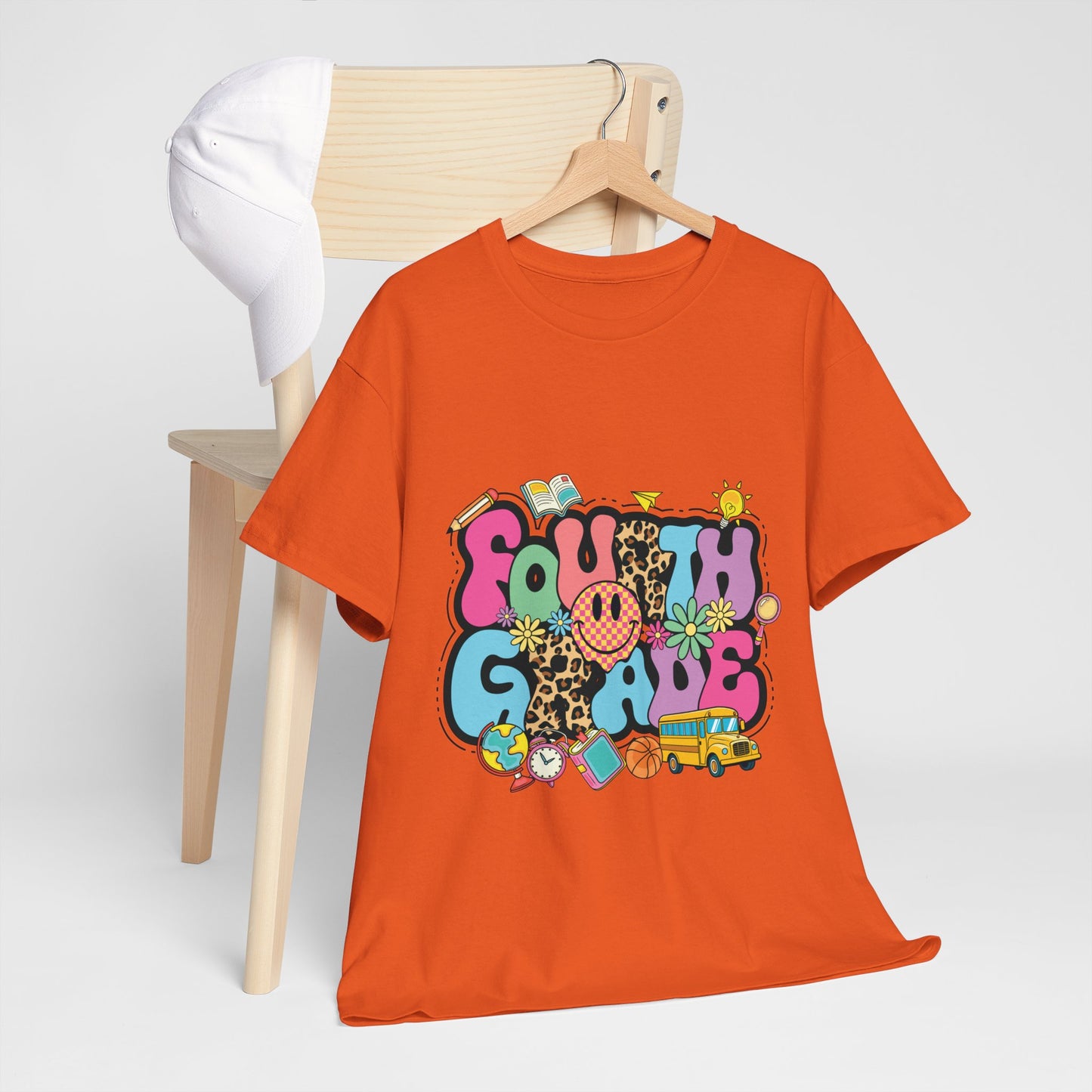 Fourth Grade Unisex Heavy Cotton Tee