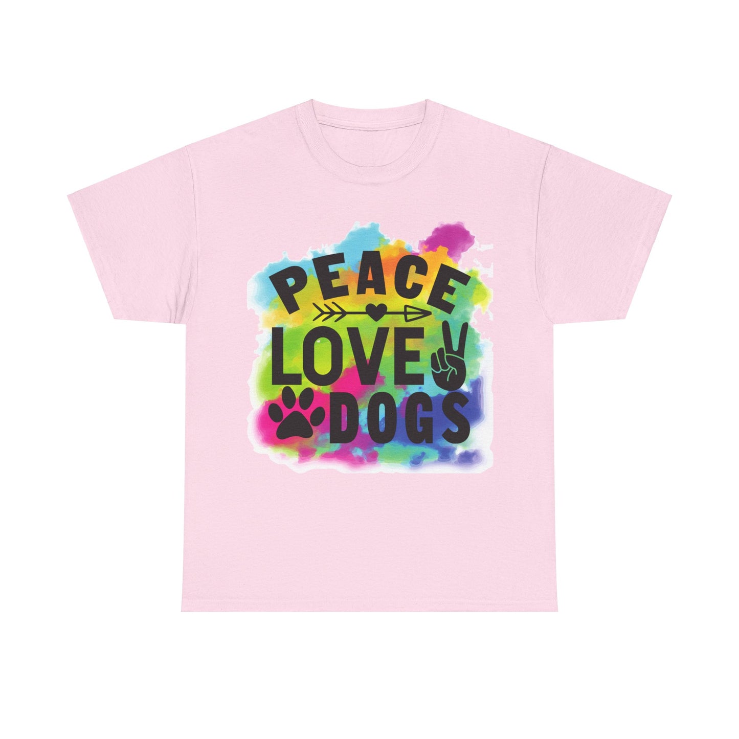 Peace Love Dogs Unisex Heavy Cotton Tee