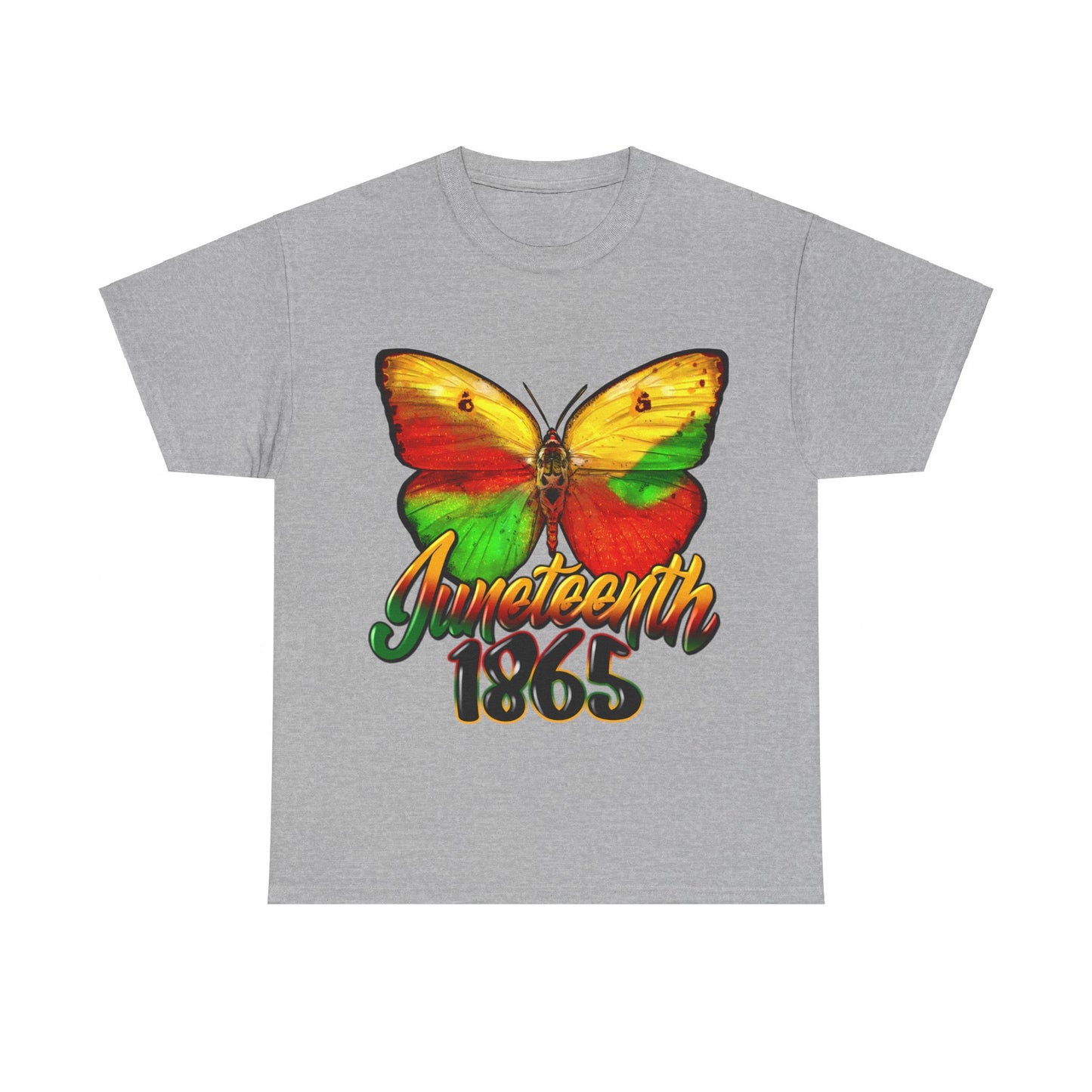 Juneteenth Butterfly Unisex Heavy Cotton Tee