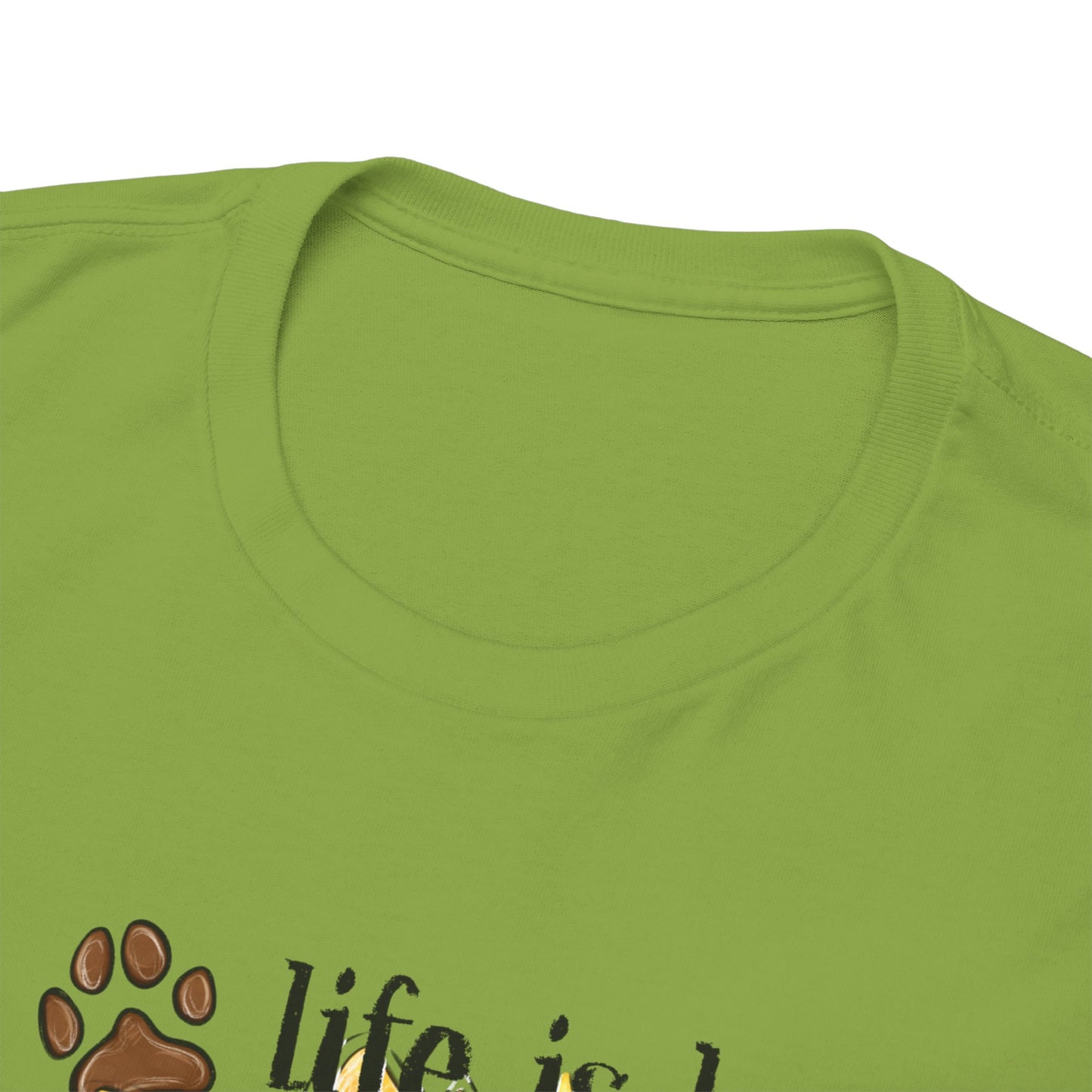 Life Is Better With Dogs Unisex Heavy Cotton Tee