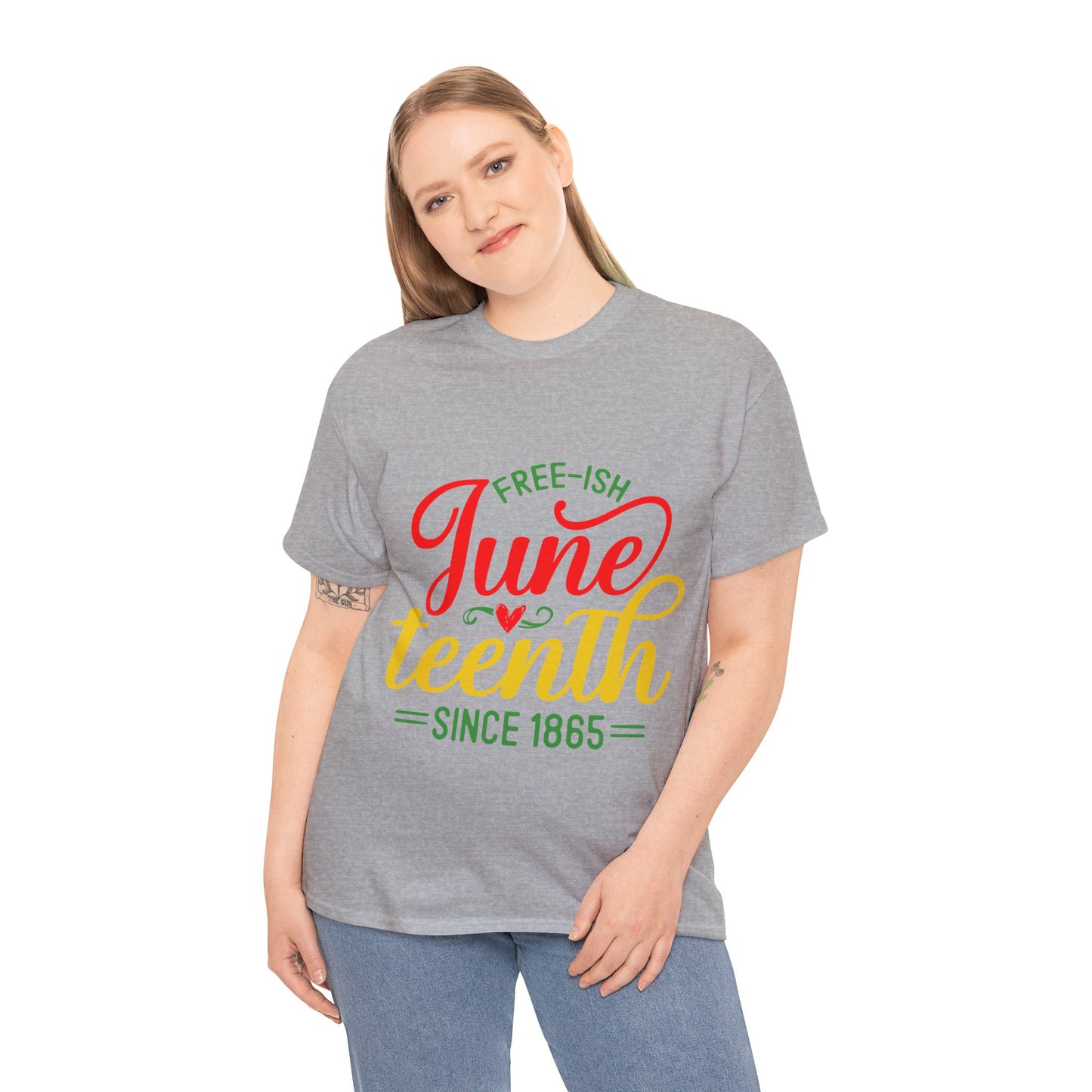 Juneteenth Free-ish Unisex Heavy Cotton Tee