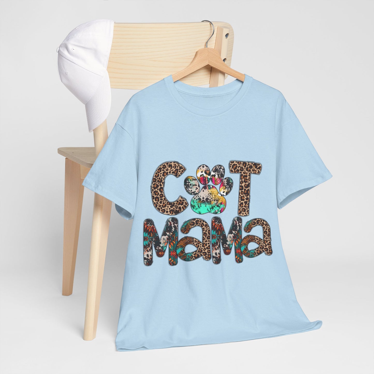 Cat Mama2 Unisex Heavy Cotton Tee