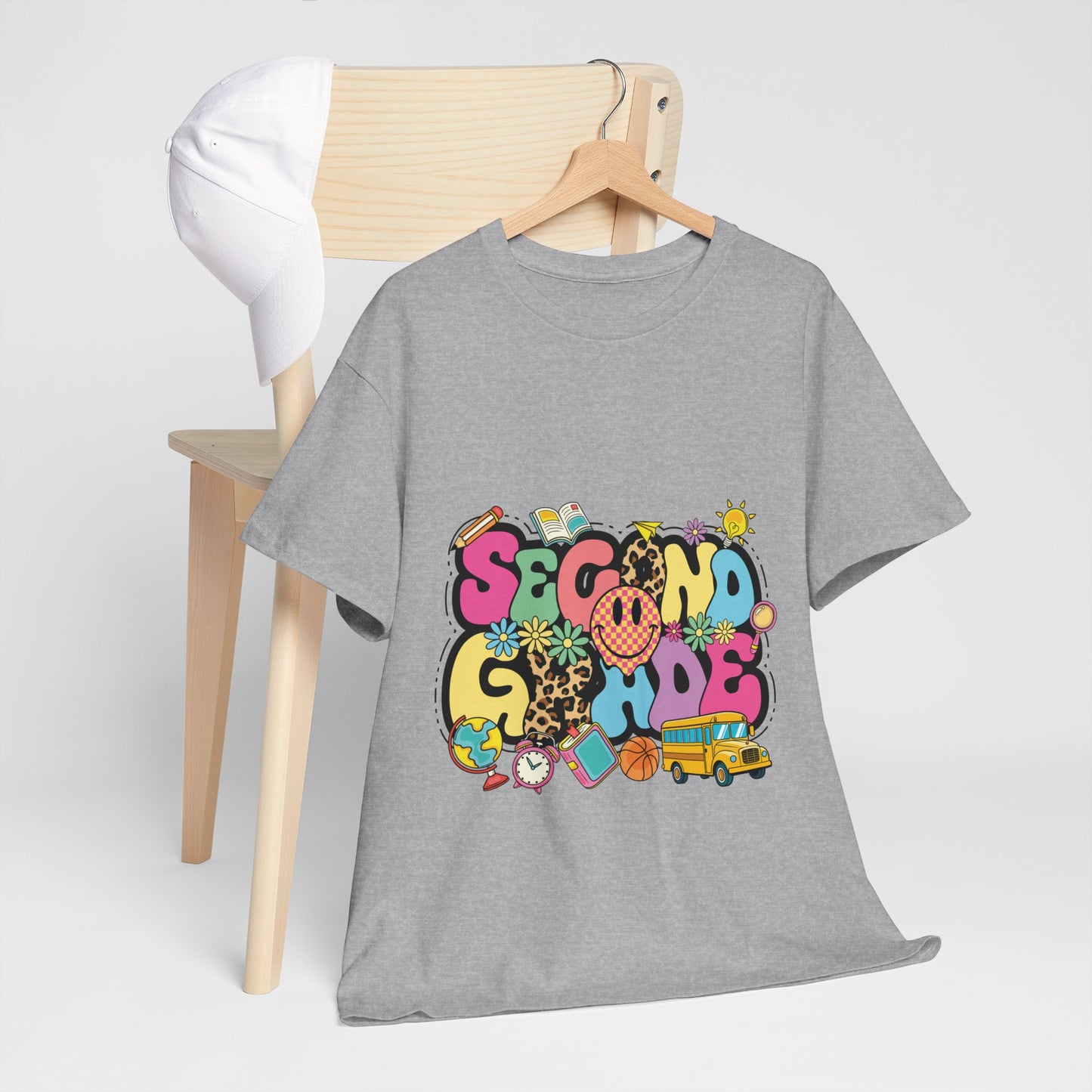 Second Grade Unisex Heavy Cotton Tee