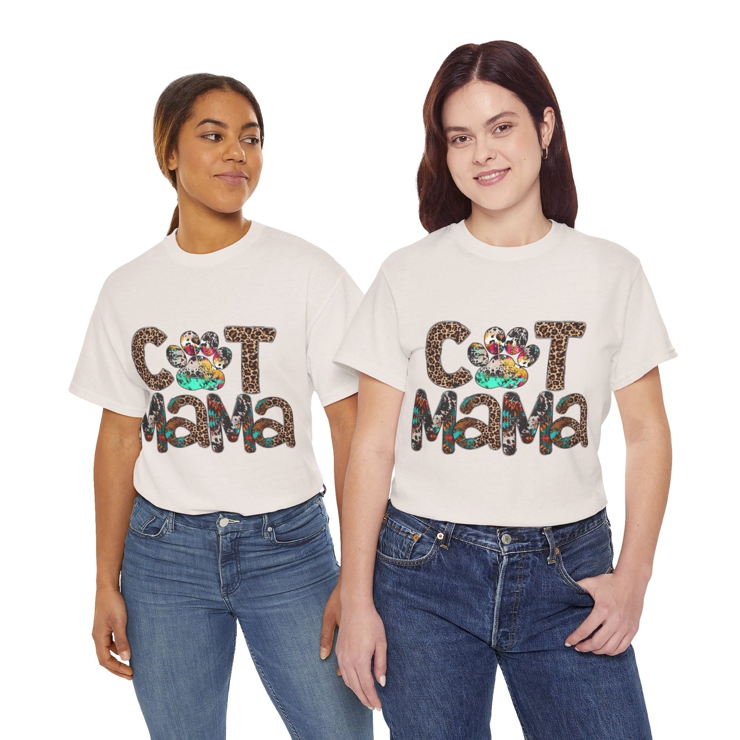 Cat Mama2 Unisex Heavy Cotton Tee