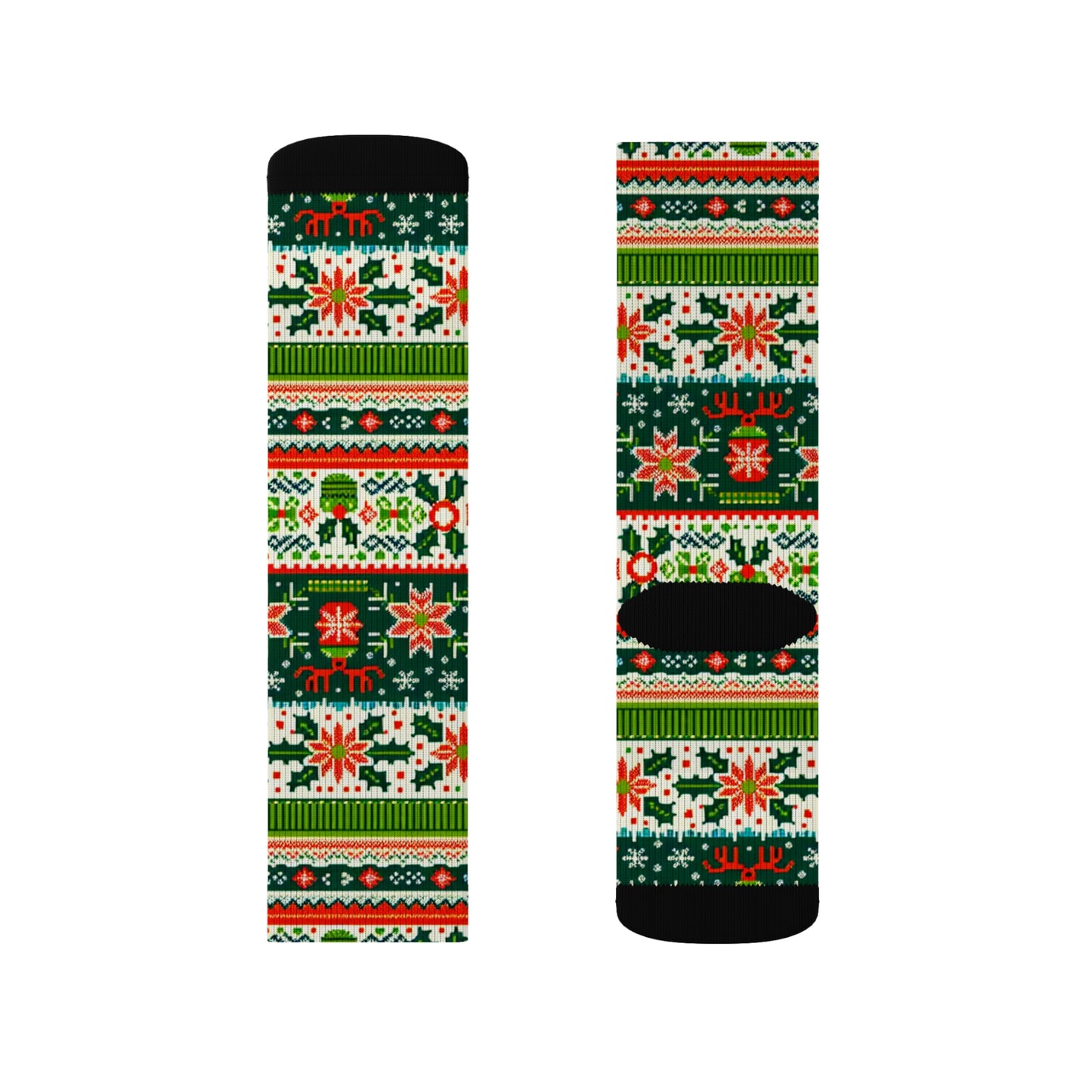 Ugly Sweater Collection 9 Sublimation Socks