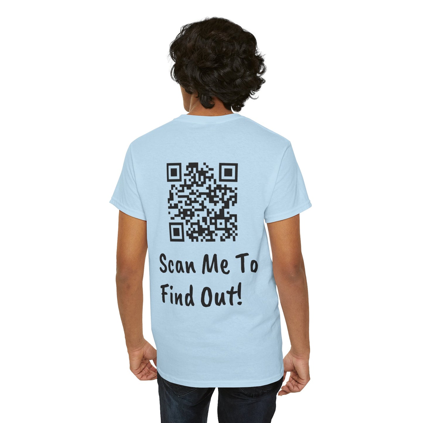 QR Code Unisex Heavy Cotton Tee