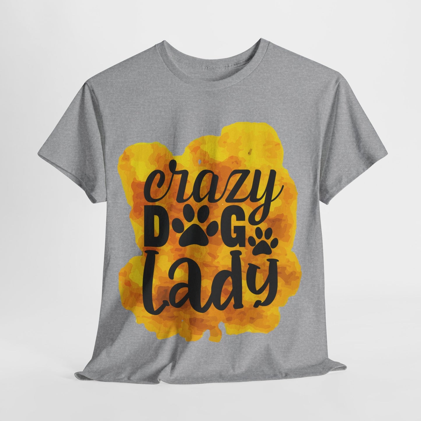 Crazy Dog Lady Unisex Heavy Cotton Tee