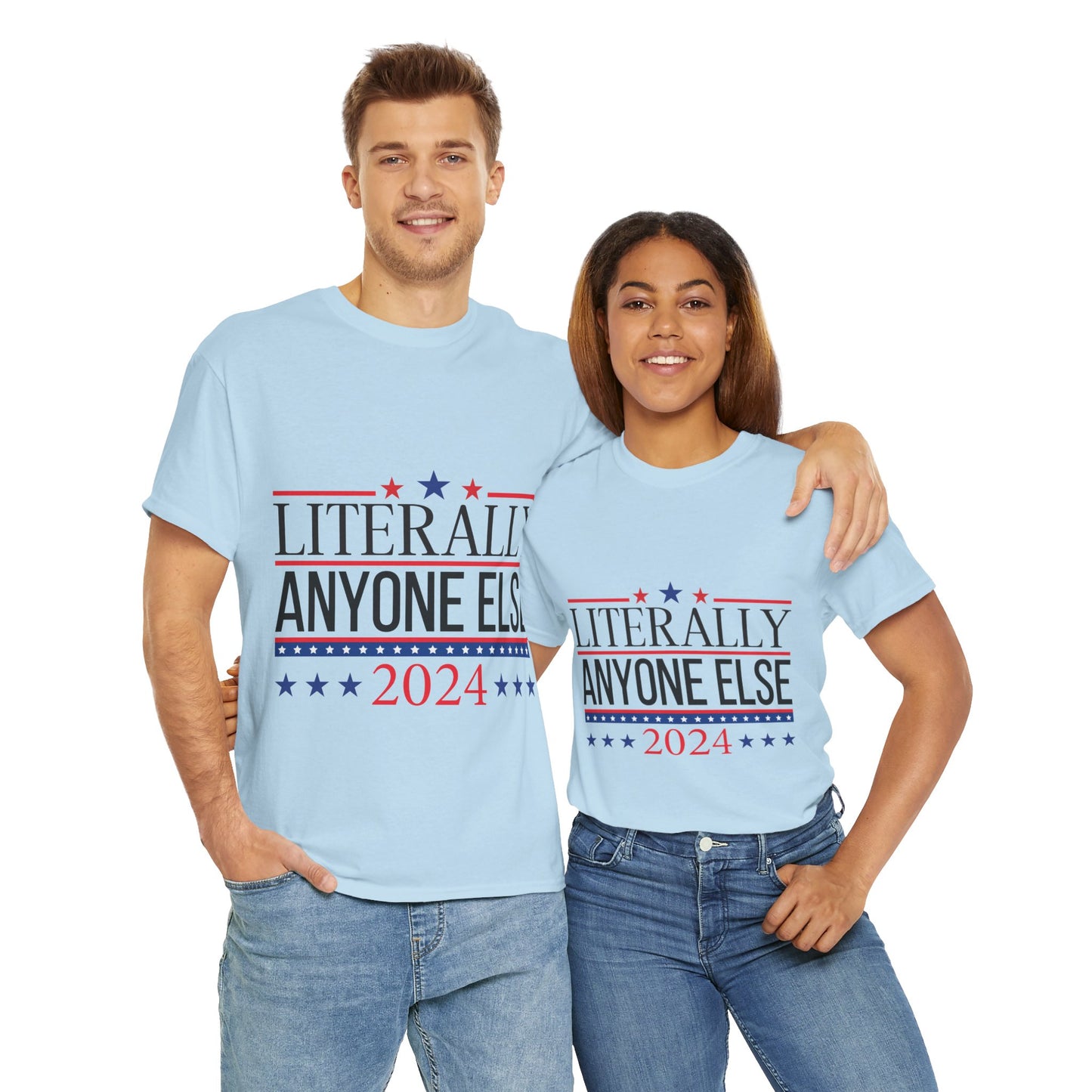 Anyone Else 2024 Unisex Heavy Cotton Tee