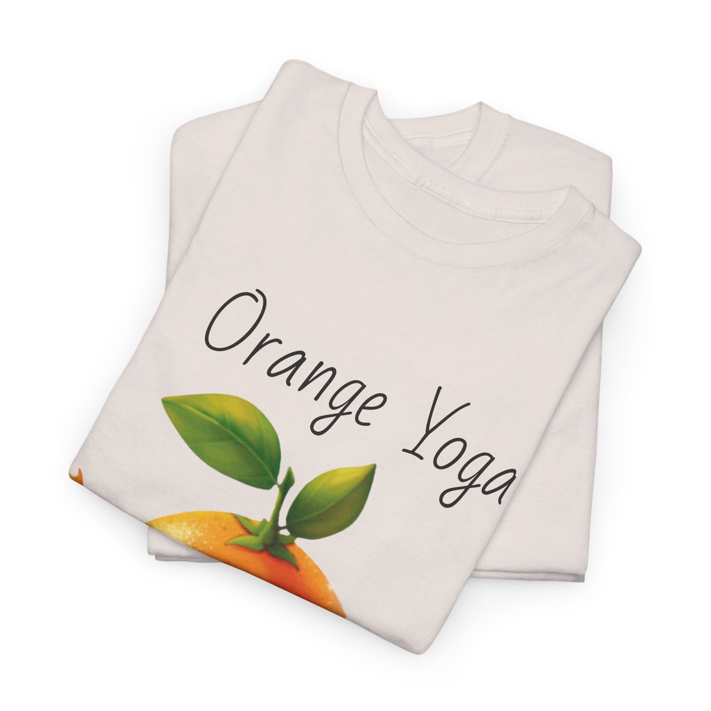 Orange Yoga Unisex Heavy Cotton Tee