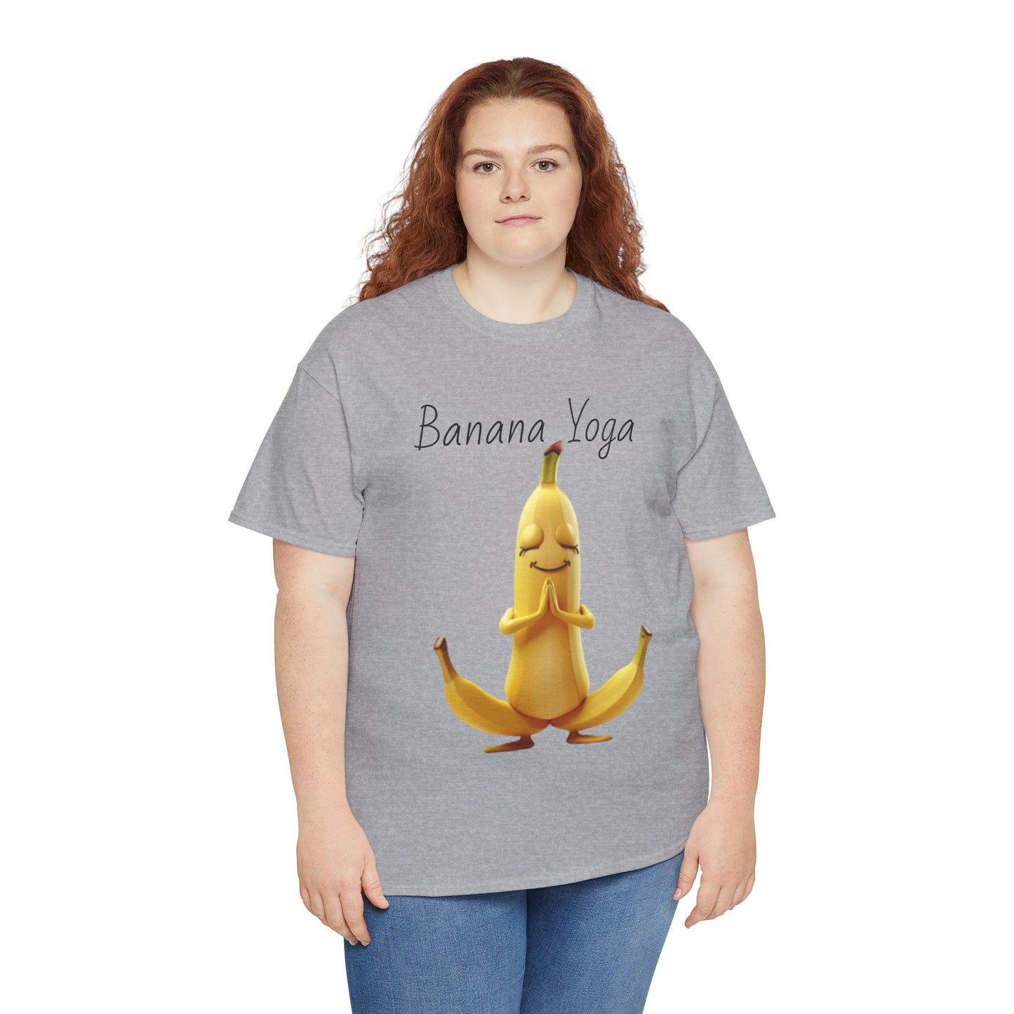 Banana Yoga Unisex Heavy Cotton Tee