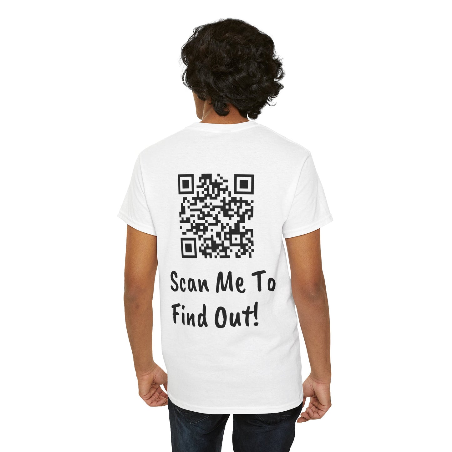 QR Code Unisex Heavy Cotton Tee