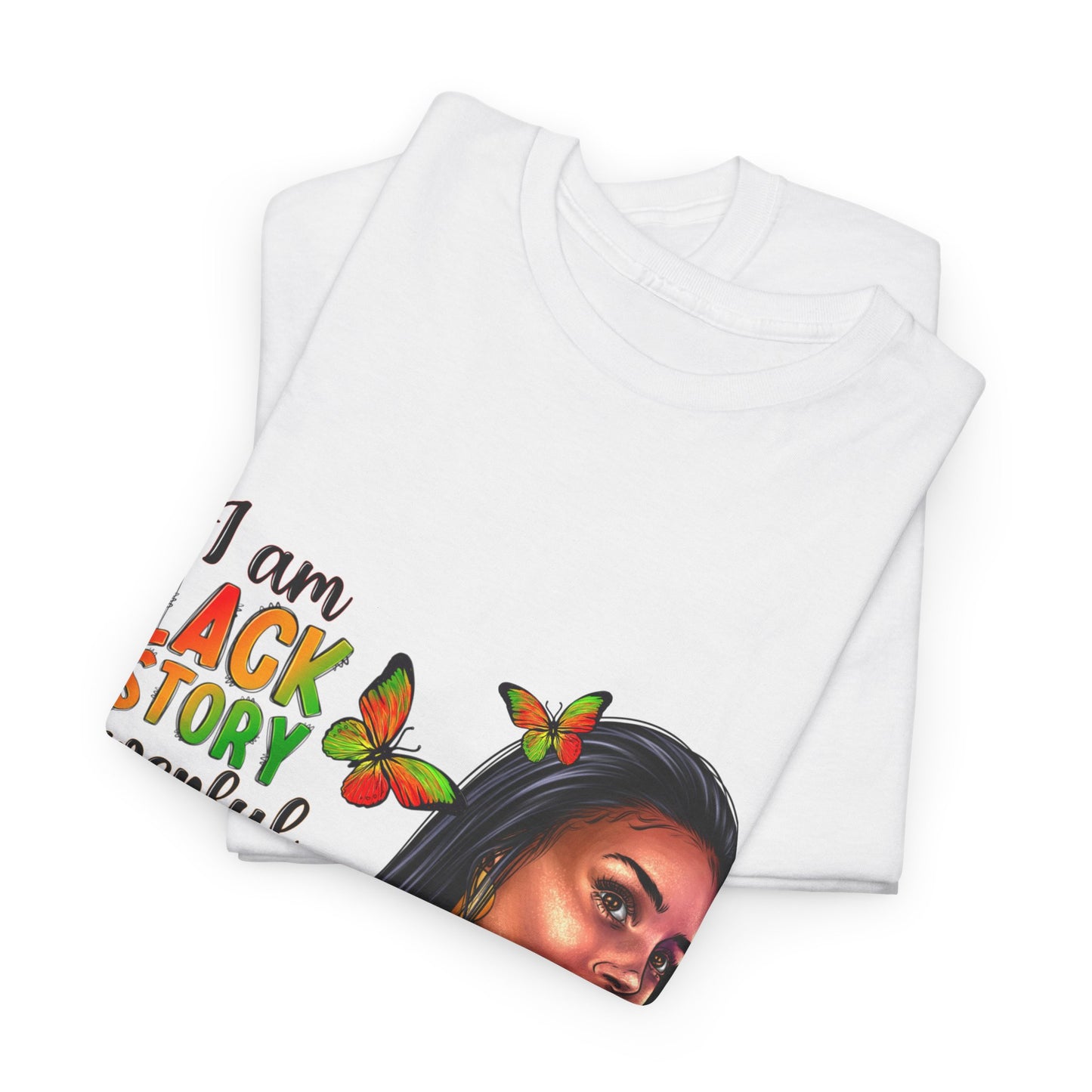 I Am Black History Unisex Heavy Cotton Tee