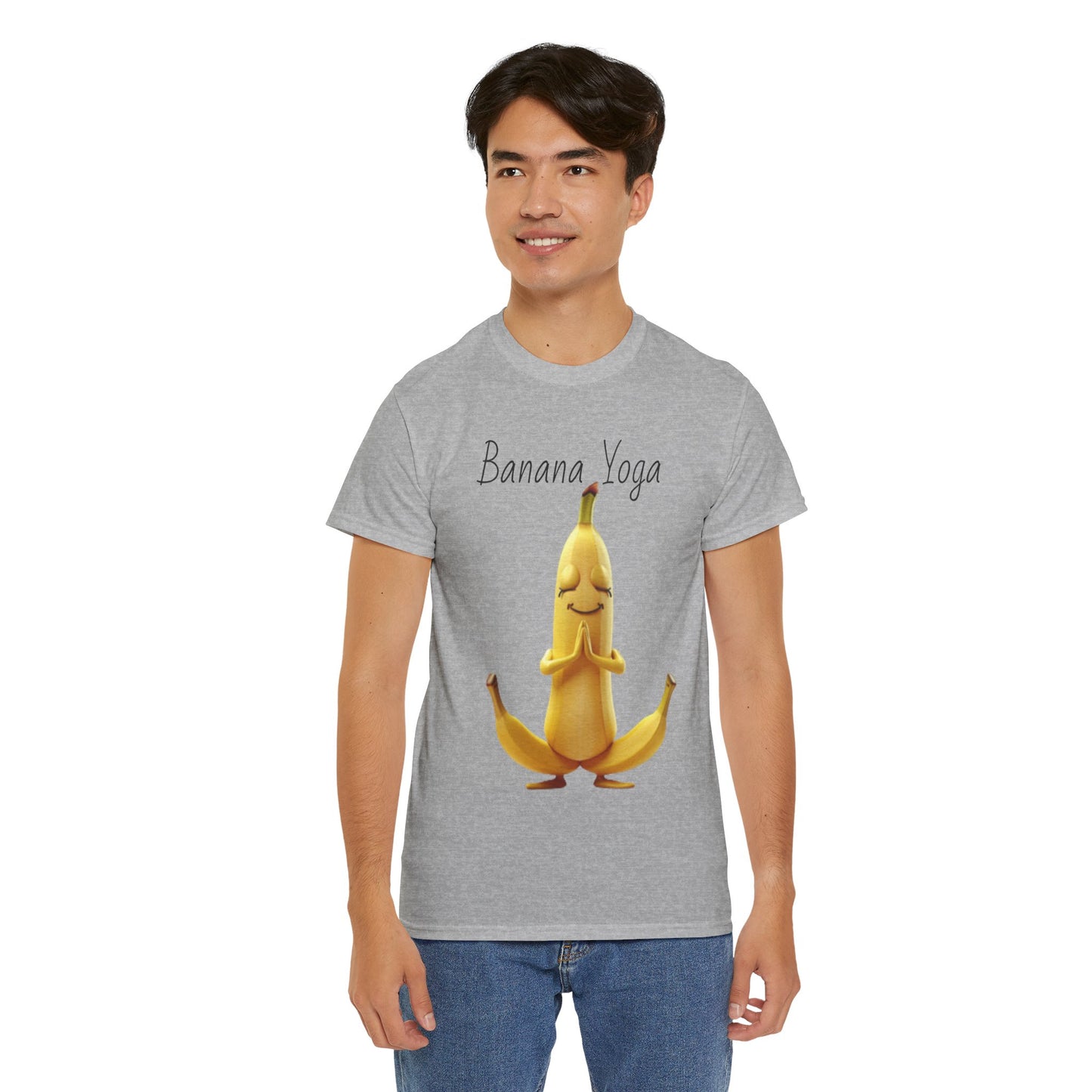 Banana Yoga Unisex Heavy Cotton Tee