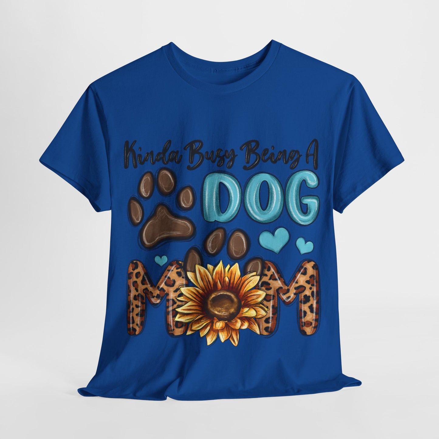 Busy Being A Dog Mom Unisex Heavy Cotton Tee