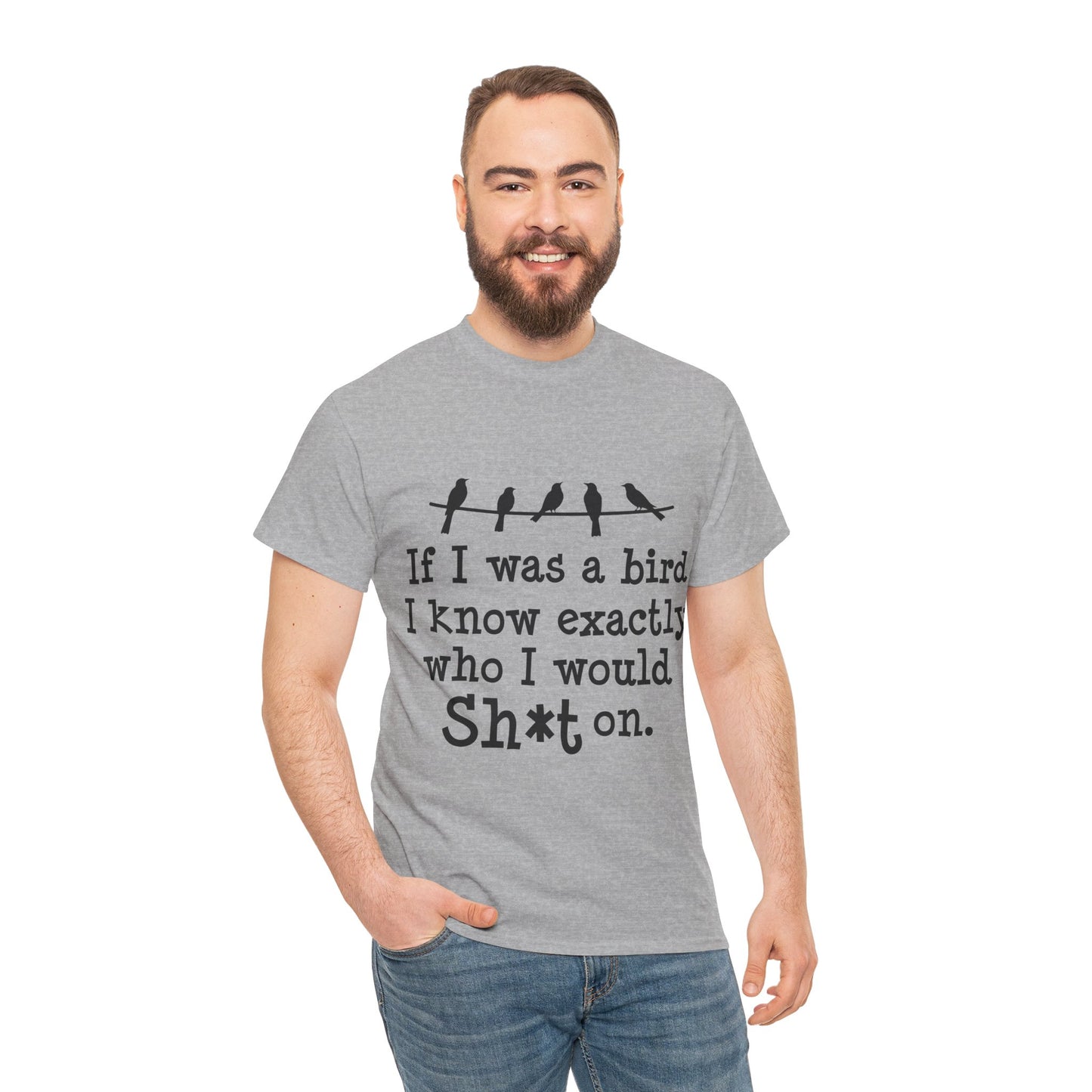 If I Were A Bird Unisex Heavy Cotton Tee