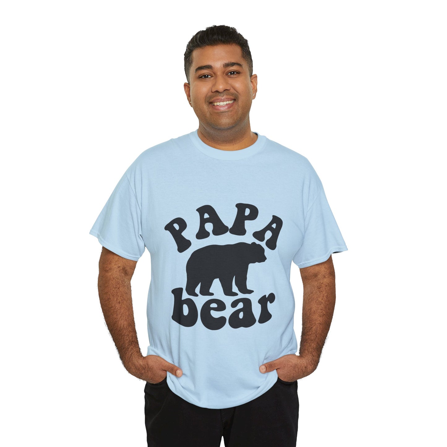 Papa Bear Unisex Heavy Cotton Tee