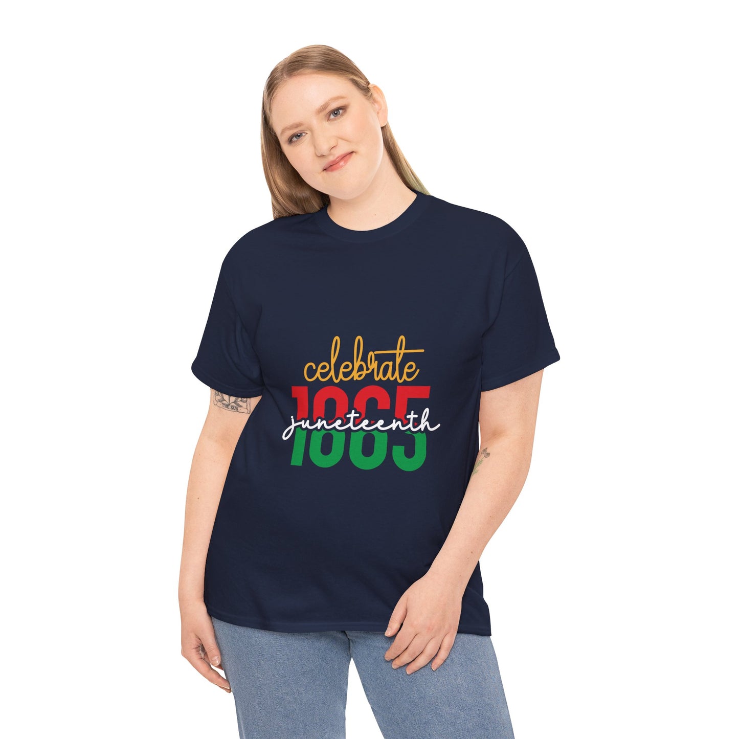 Celebrate Juneteenth Unisex Heavy Cotton Tee