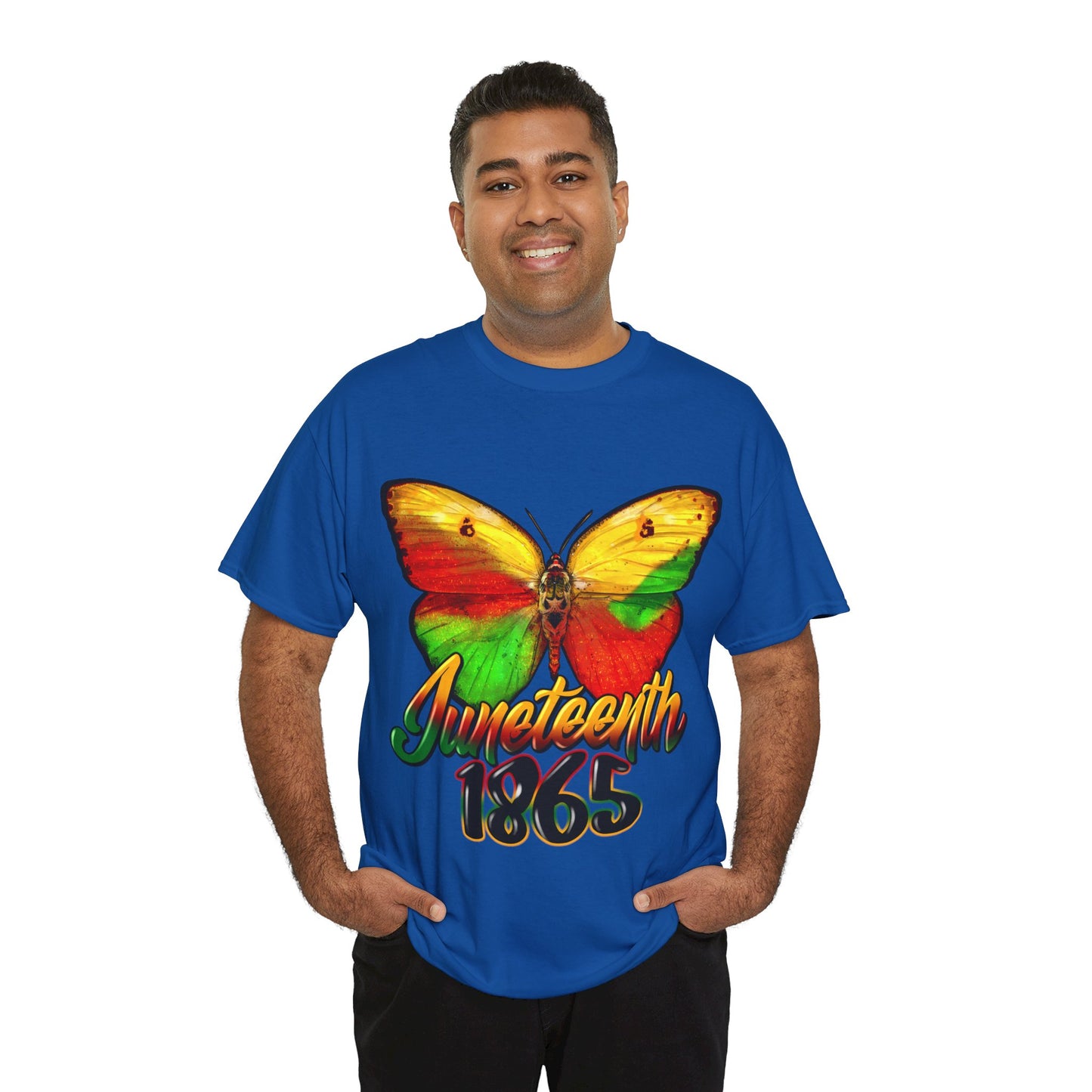 Juneteenth Butterfly Unisex Heavy Cotton Tee