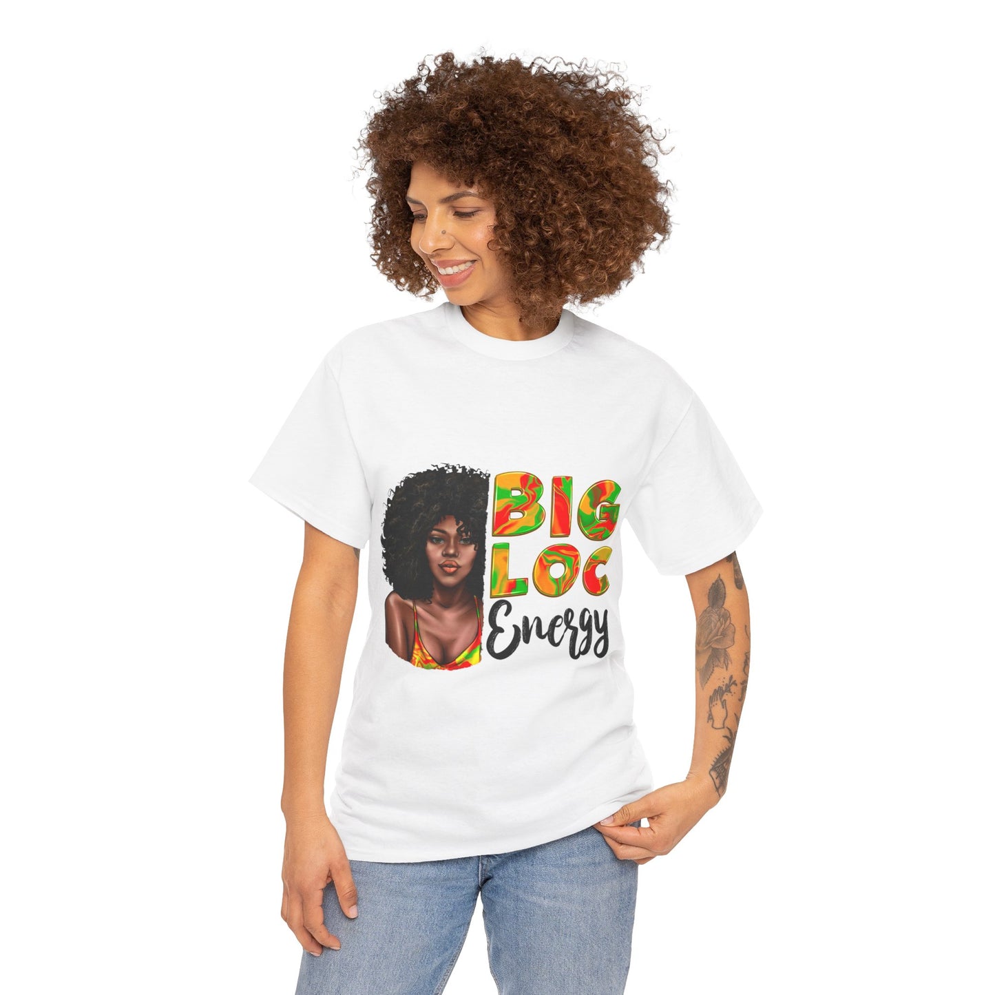 Big Loc Energy Unisex Heavy Cotton Tee