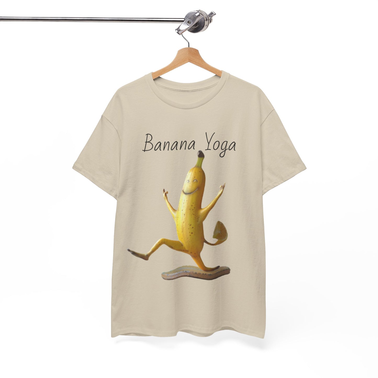 Banana Yoga2 Unisex Heavy Cotton Tee