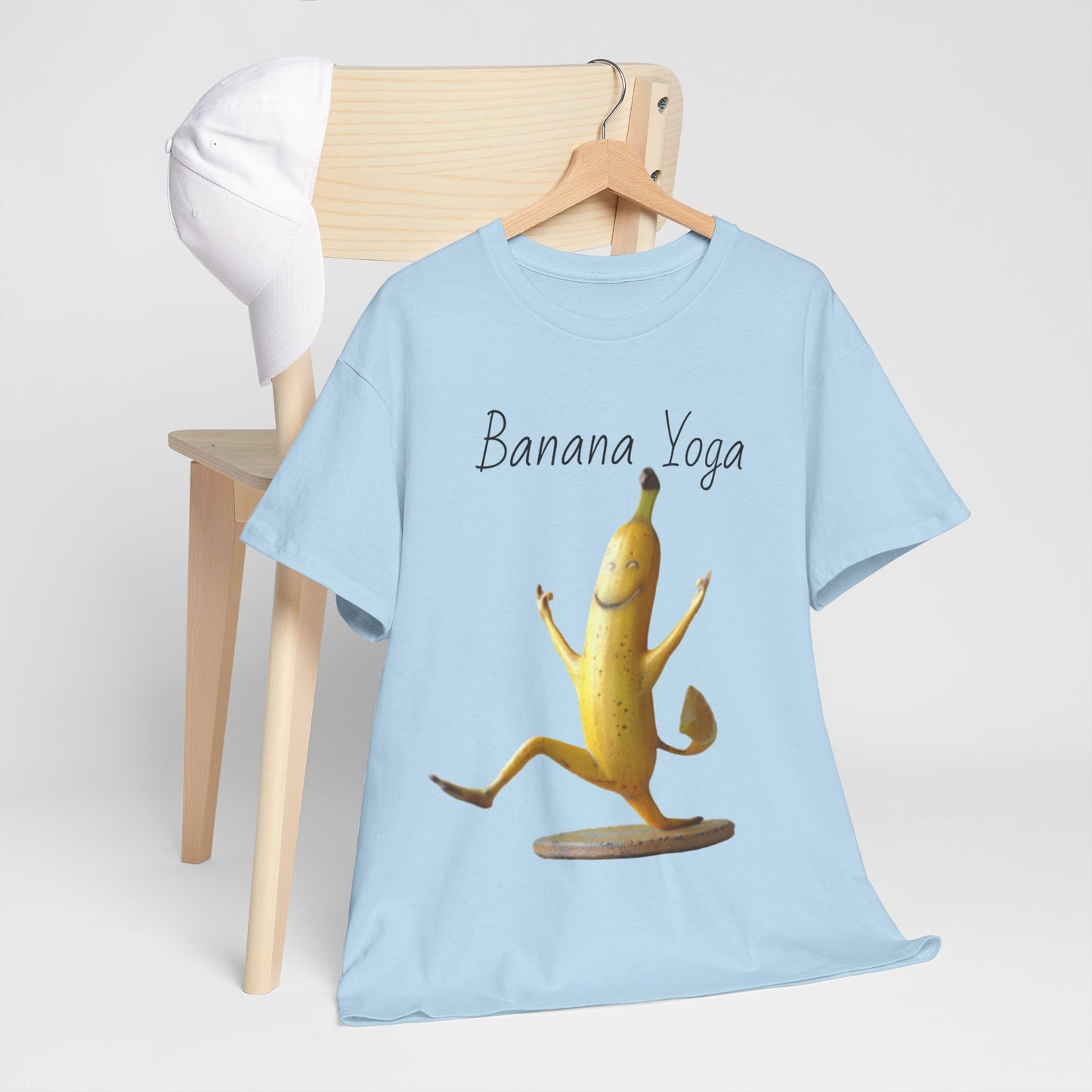 Banana Yoga2 Unisex Heavy Cotton Tee