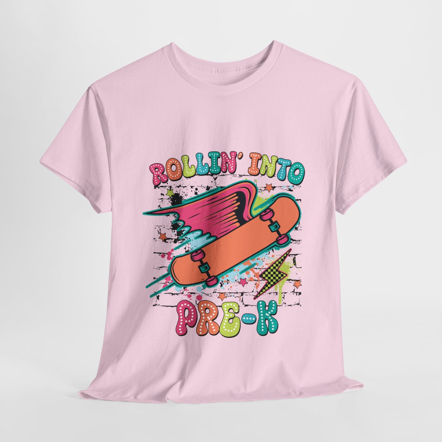 Rockin Into Pre K Unisex Heavy Cotton Tee