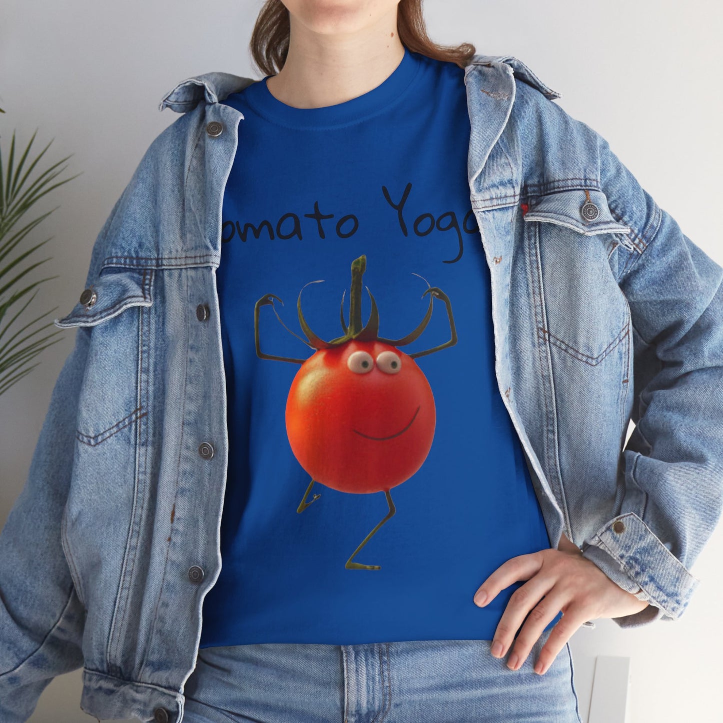 Tomato Yoga Unisex Heavy Cotton Tee