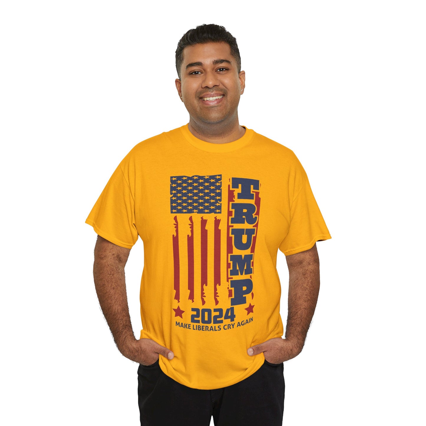 Trump 2024 A Unisex Heavy Cotton Tee