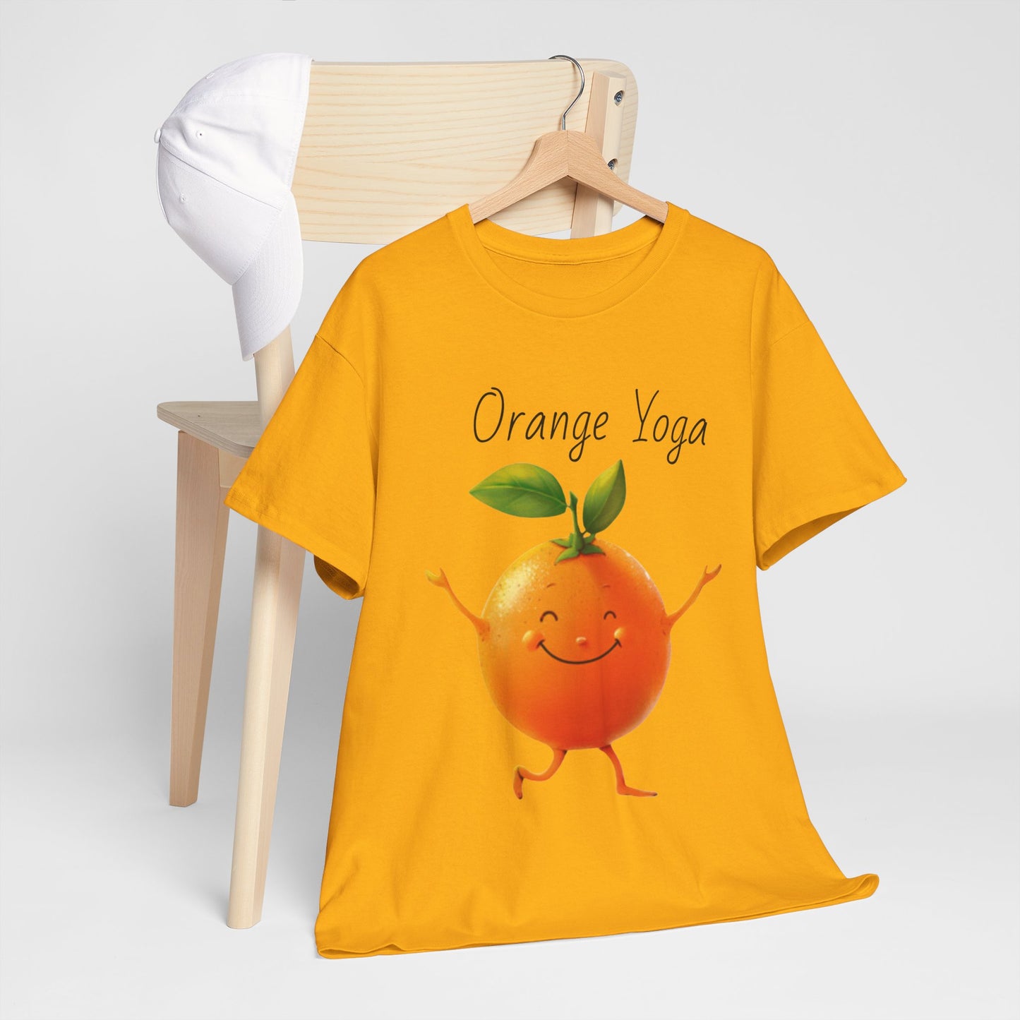 Orange Yoga Unisex Heavy Cotton Tee