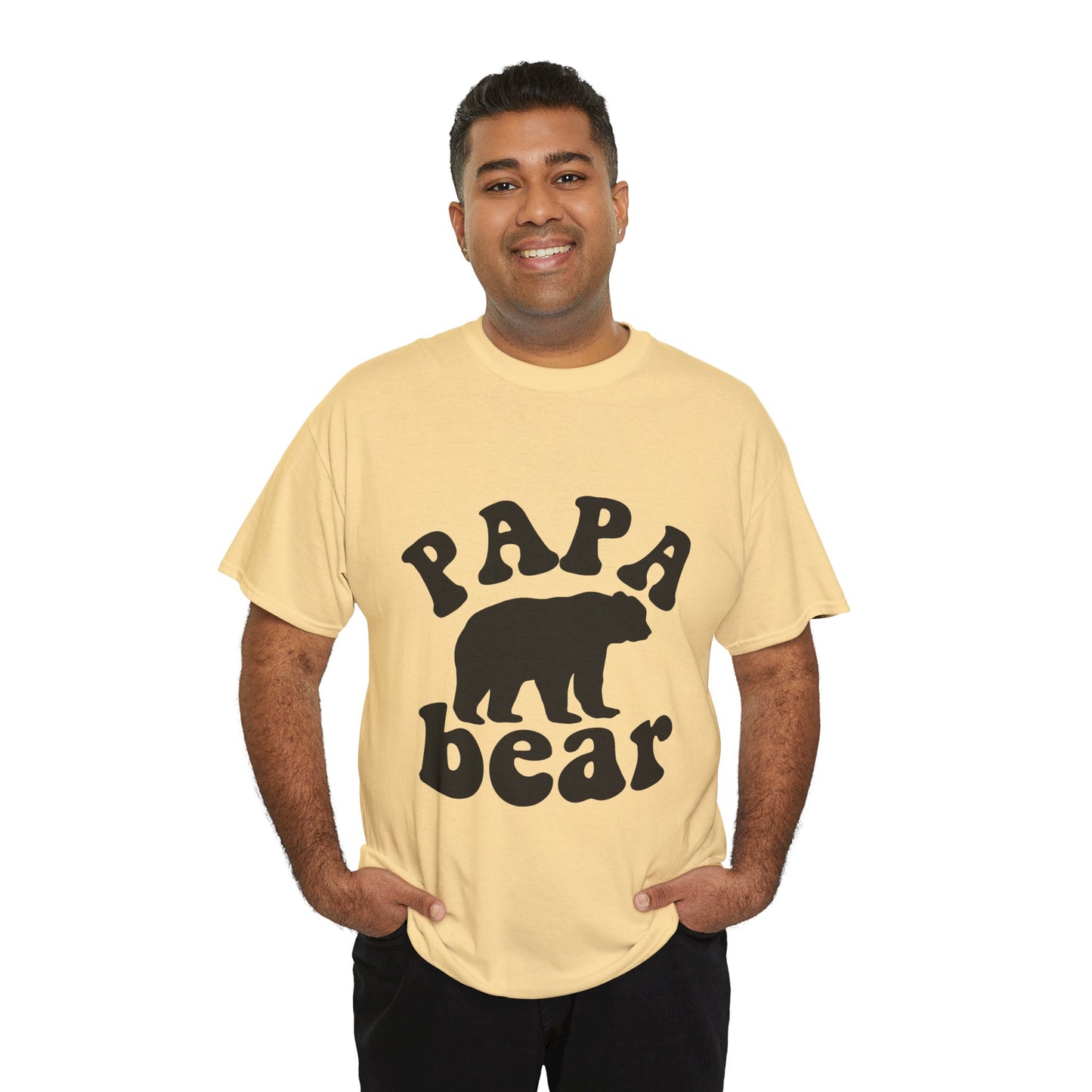 Papa Bear Unisex Heavy Cotton Tee