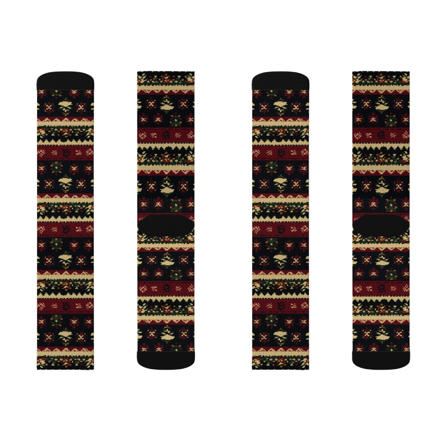 Ugly Sweater Collection 6 Sublimation Socks